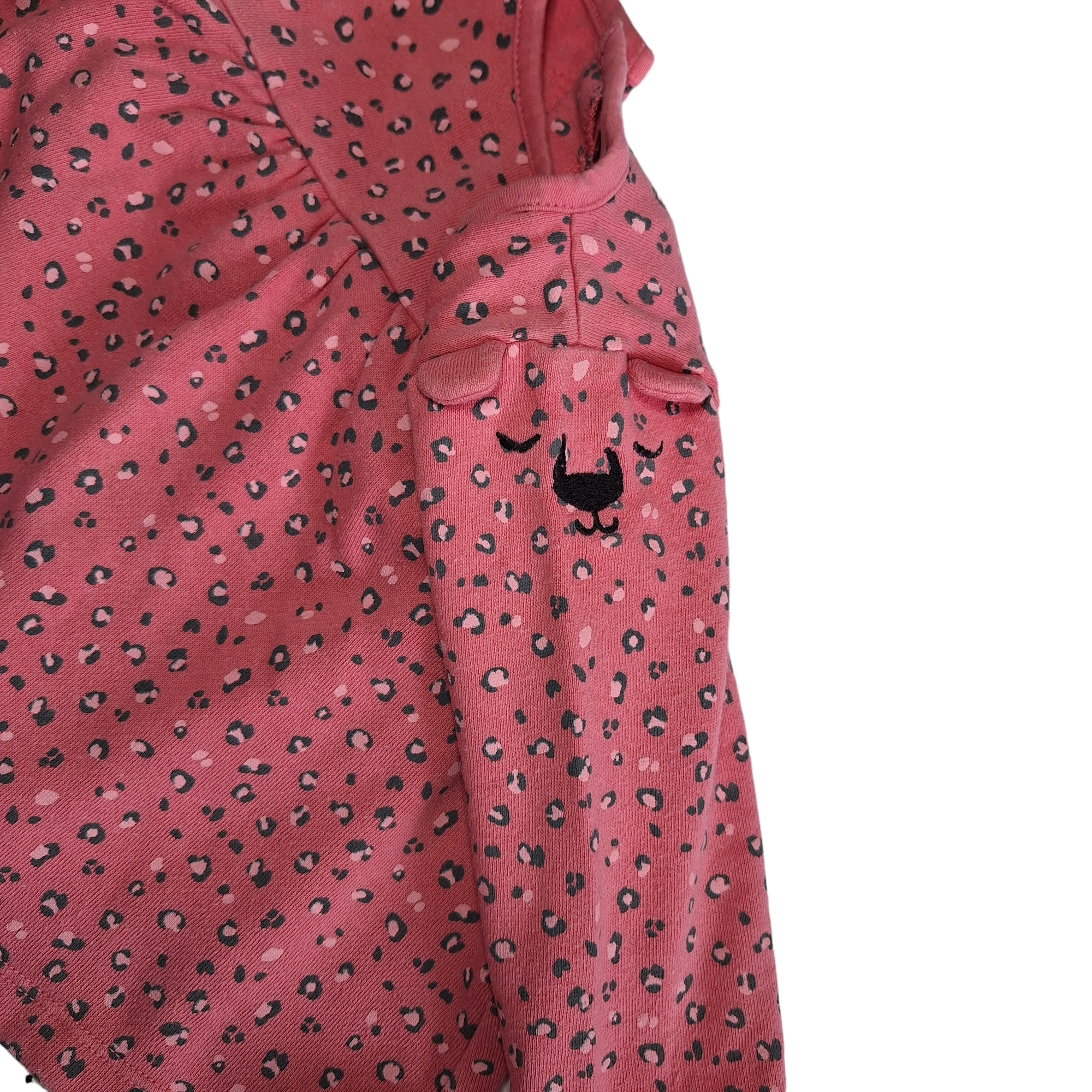 Oversized luipaardtrui - 12M