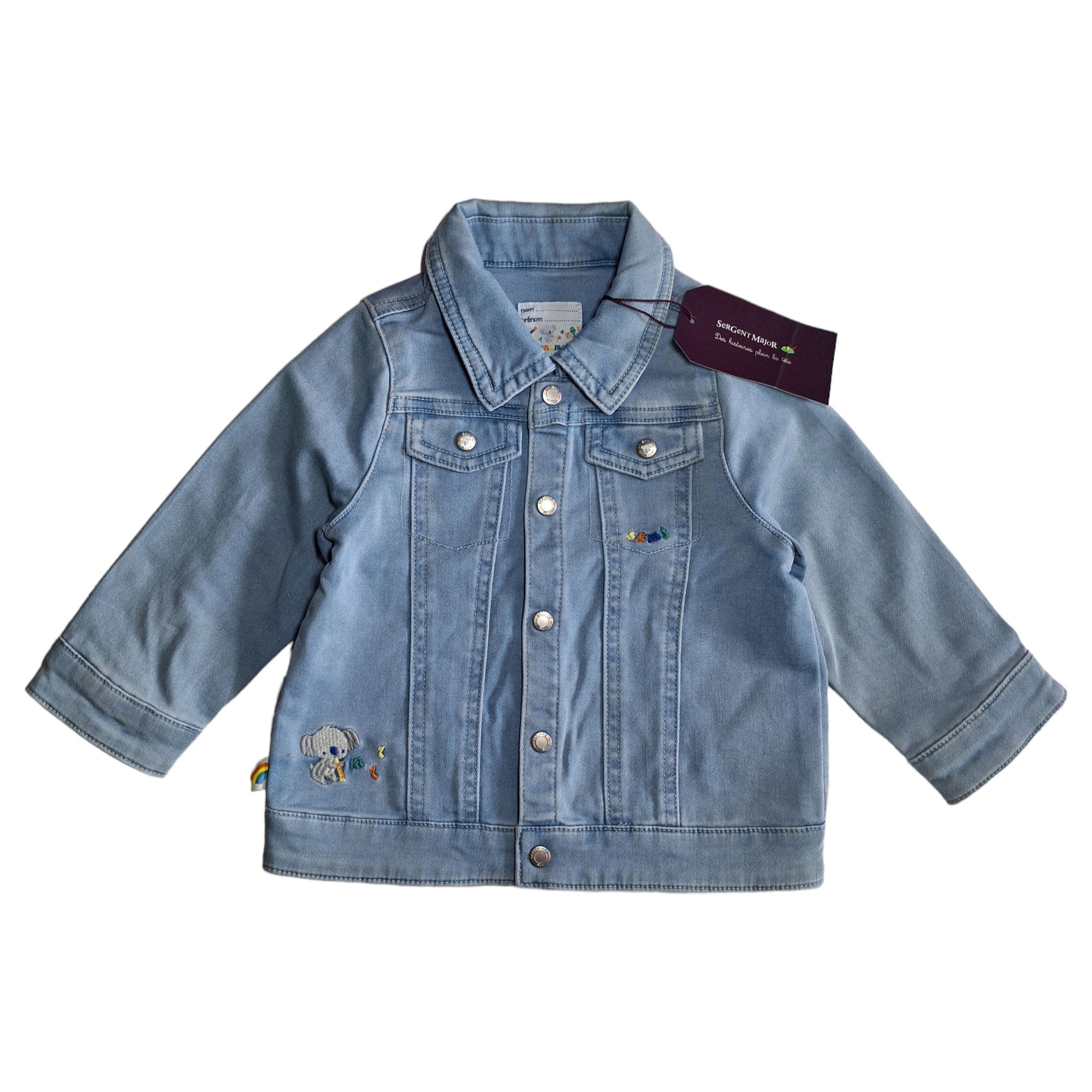 Denim jacket with pockets Koala - 12M
