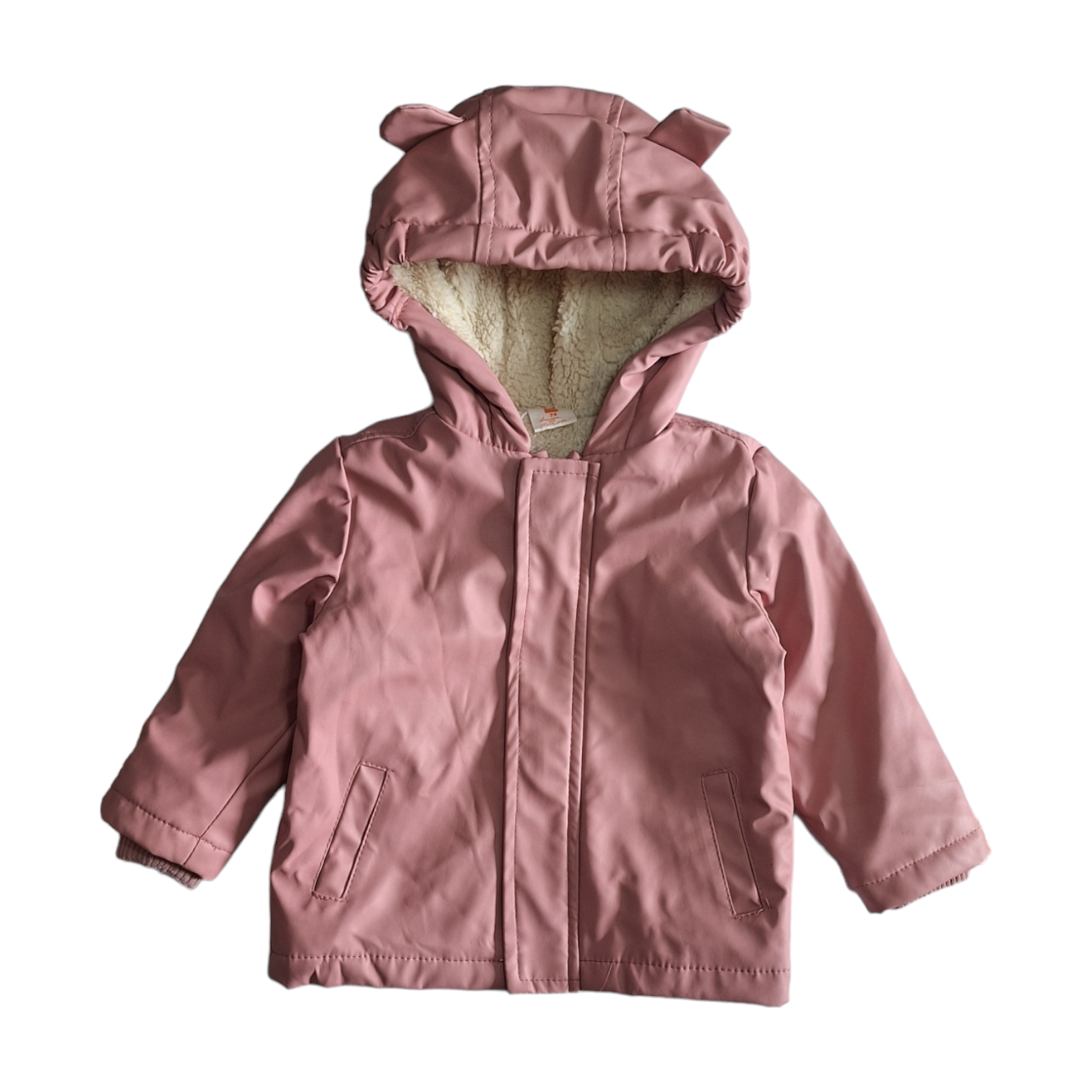 Regenjas trenchcoat met bont - 9/12M