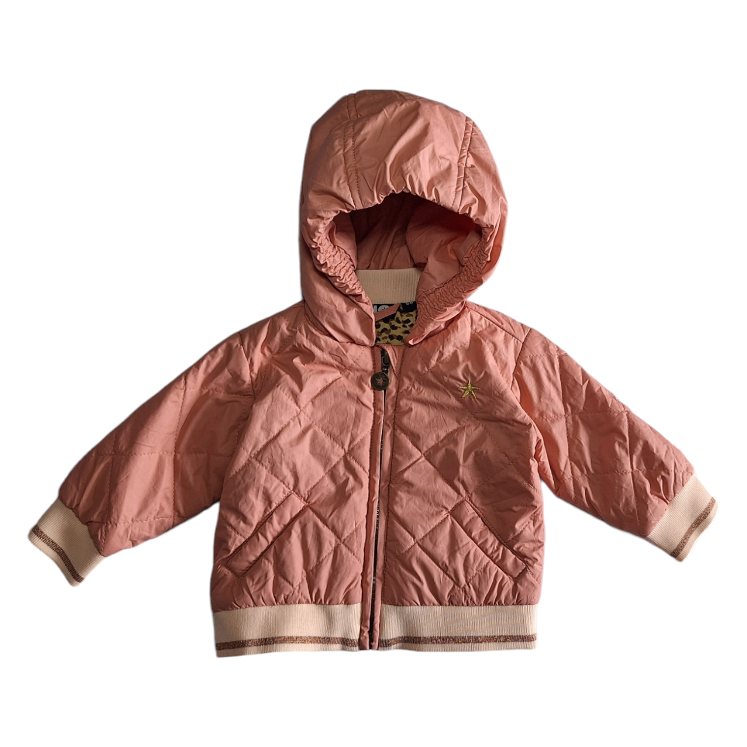 Bomberjack met capuchon ster - 68CM