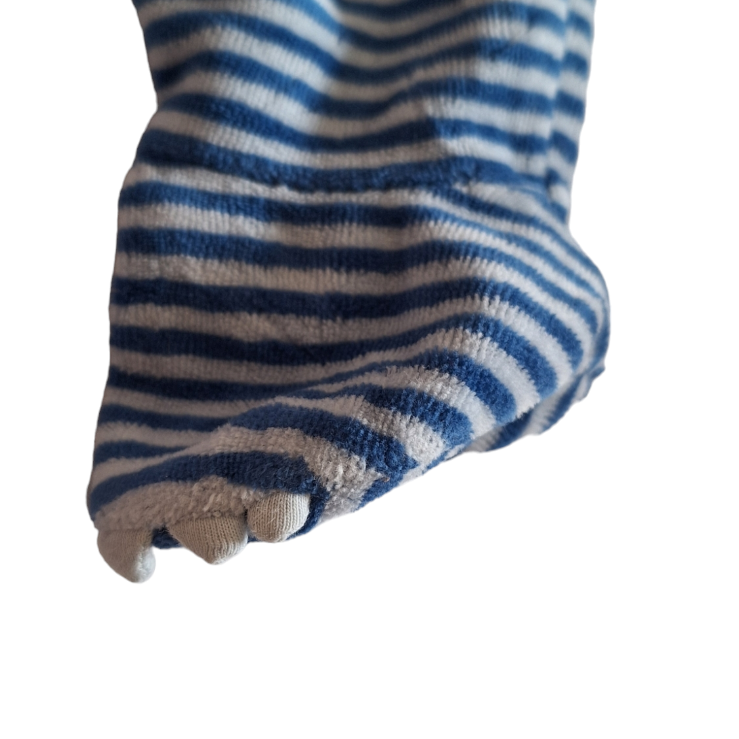 Gestreepte pyjama onesie beer - 60CM