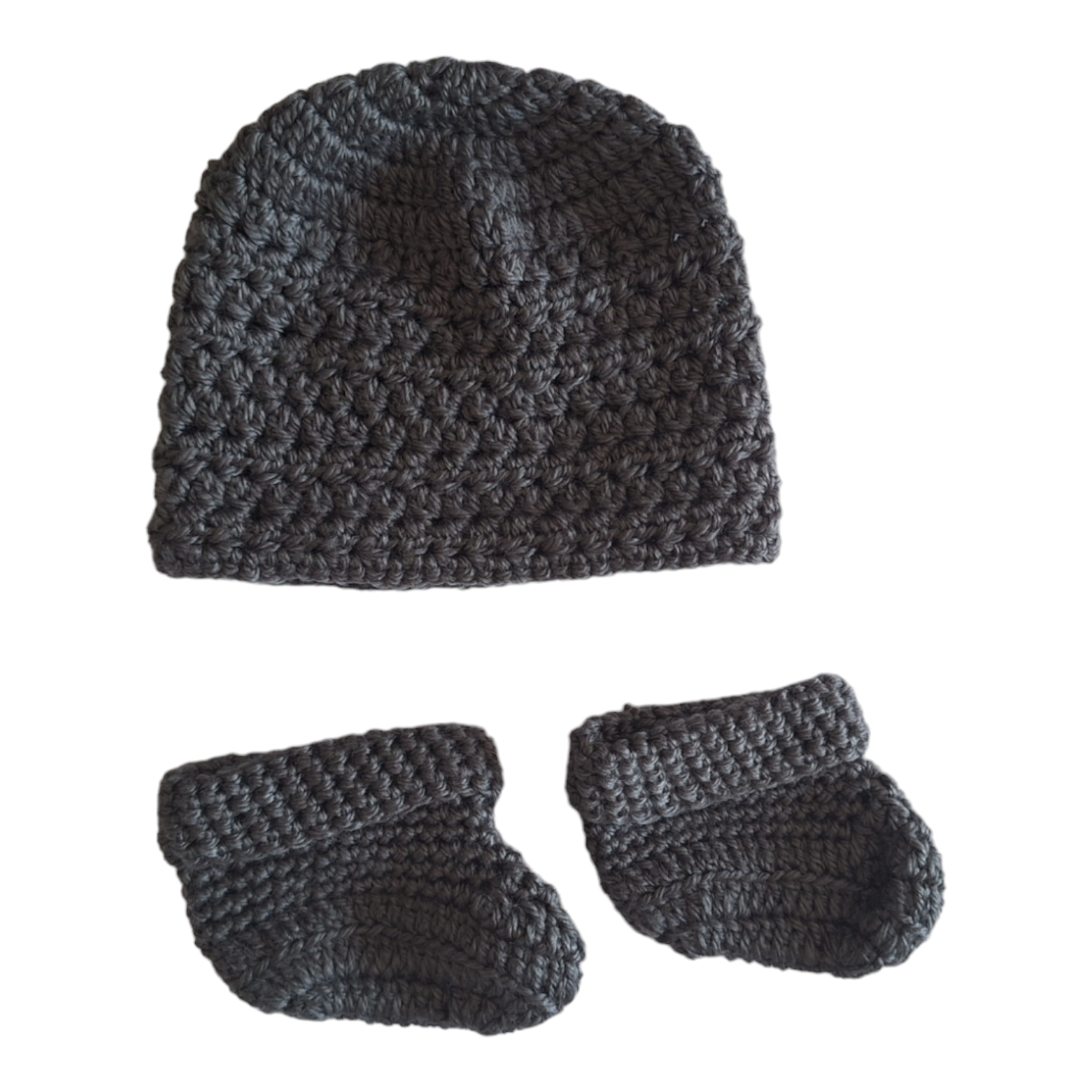 Handgemaakte gebreide set & rozen - 56CM