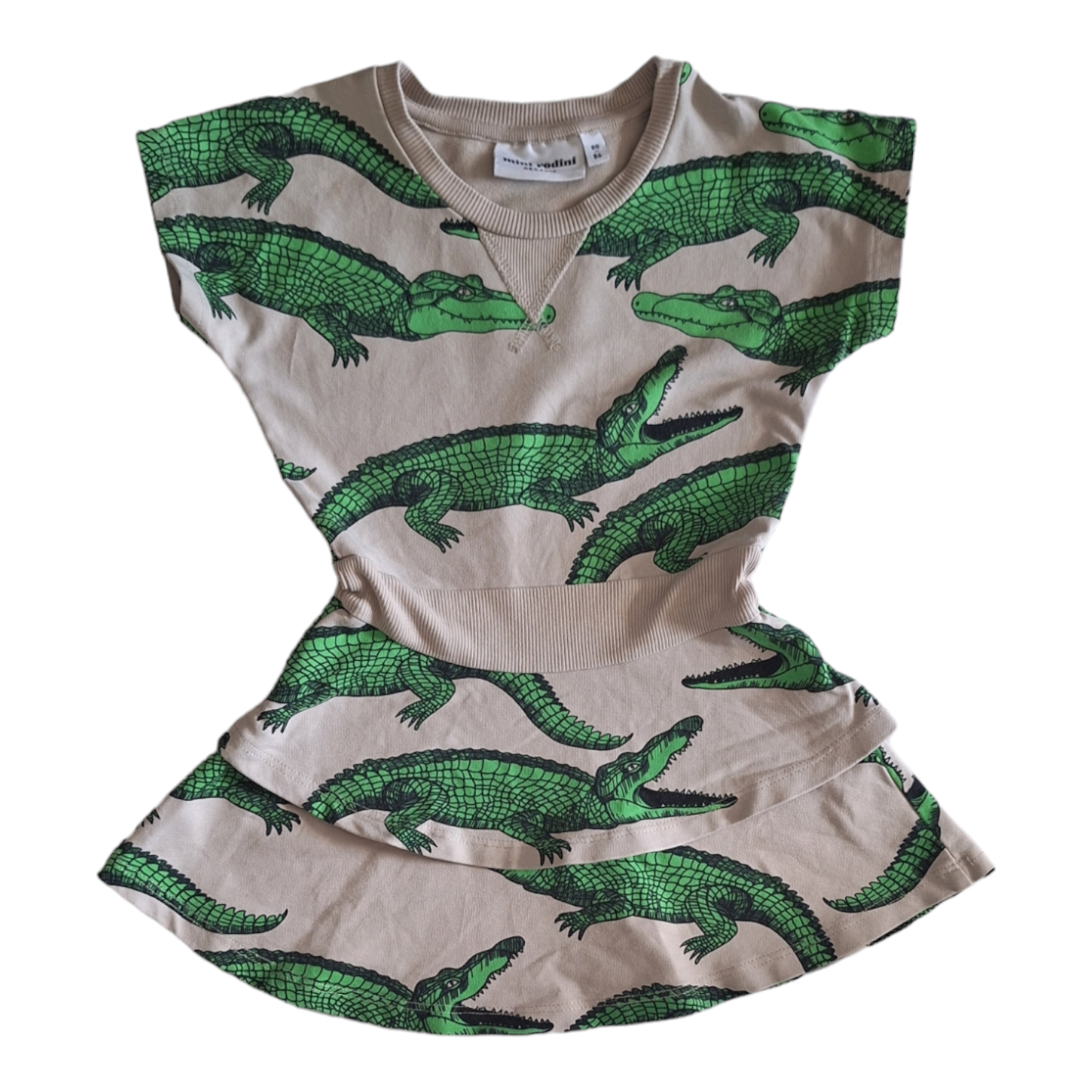Sweatjurk krokodillen - 80/86CM