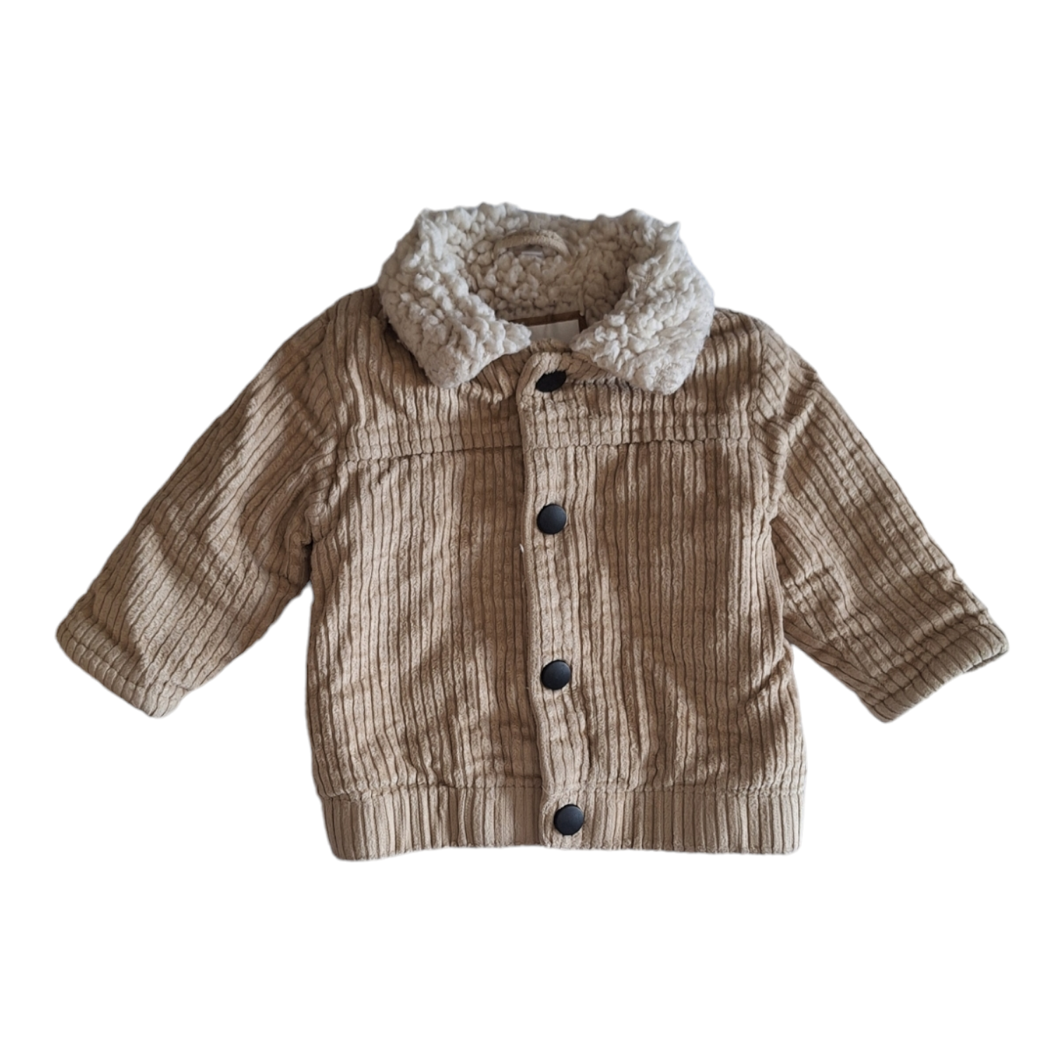 Velvet jacket with sherpa - 68CM