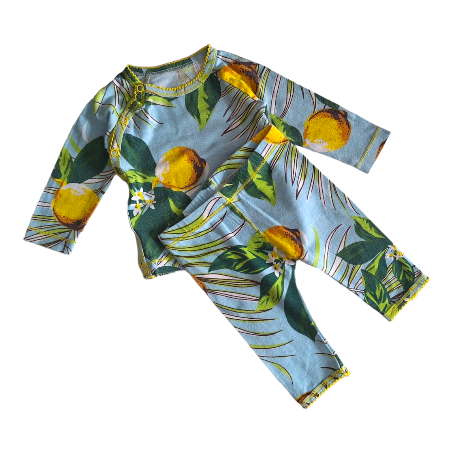 Lemons set lange mouwen shirt & broek - 56/62CM