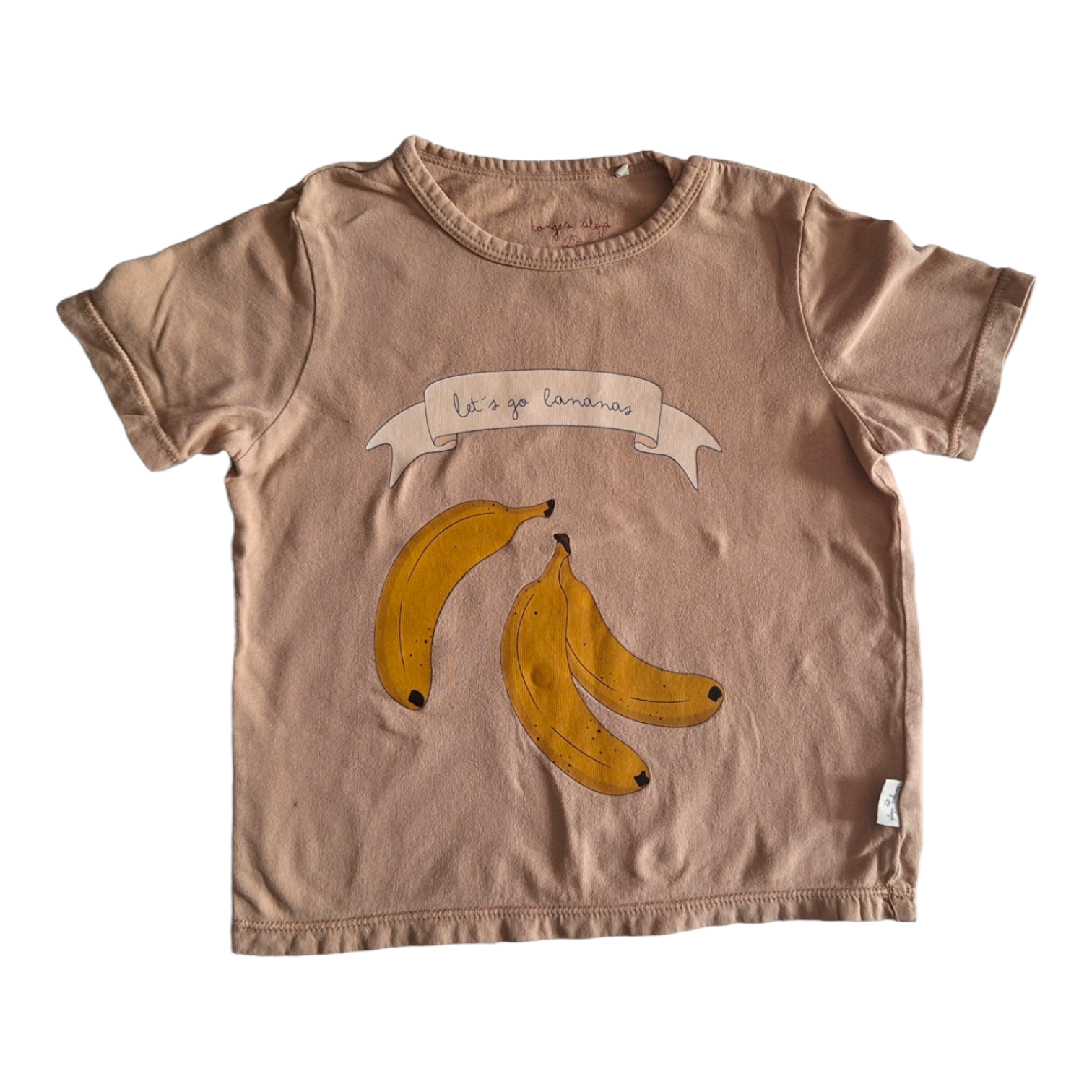 T-shirt met bananen - 12M