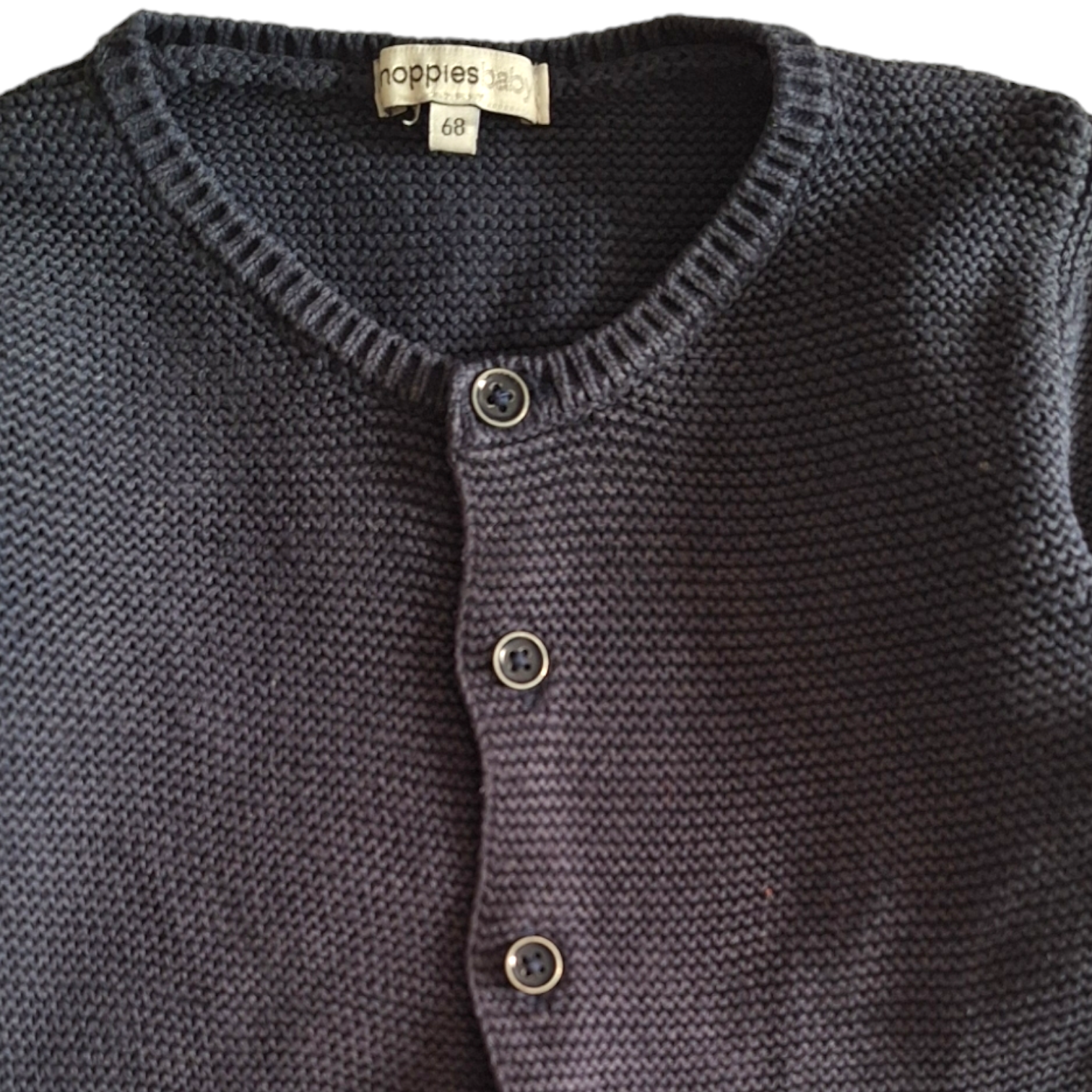 Geknoopt gebreid vest - 68CM