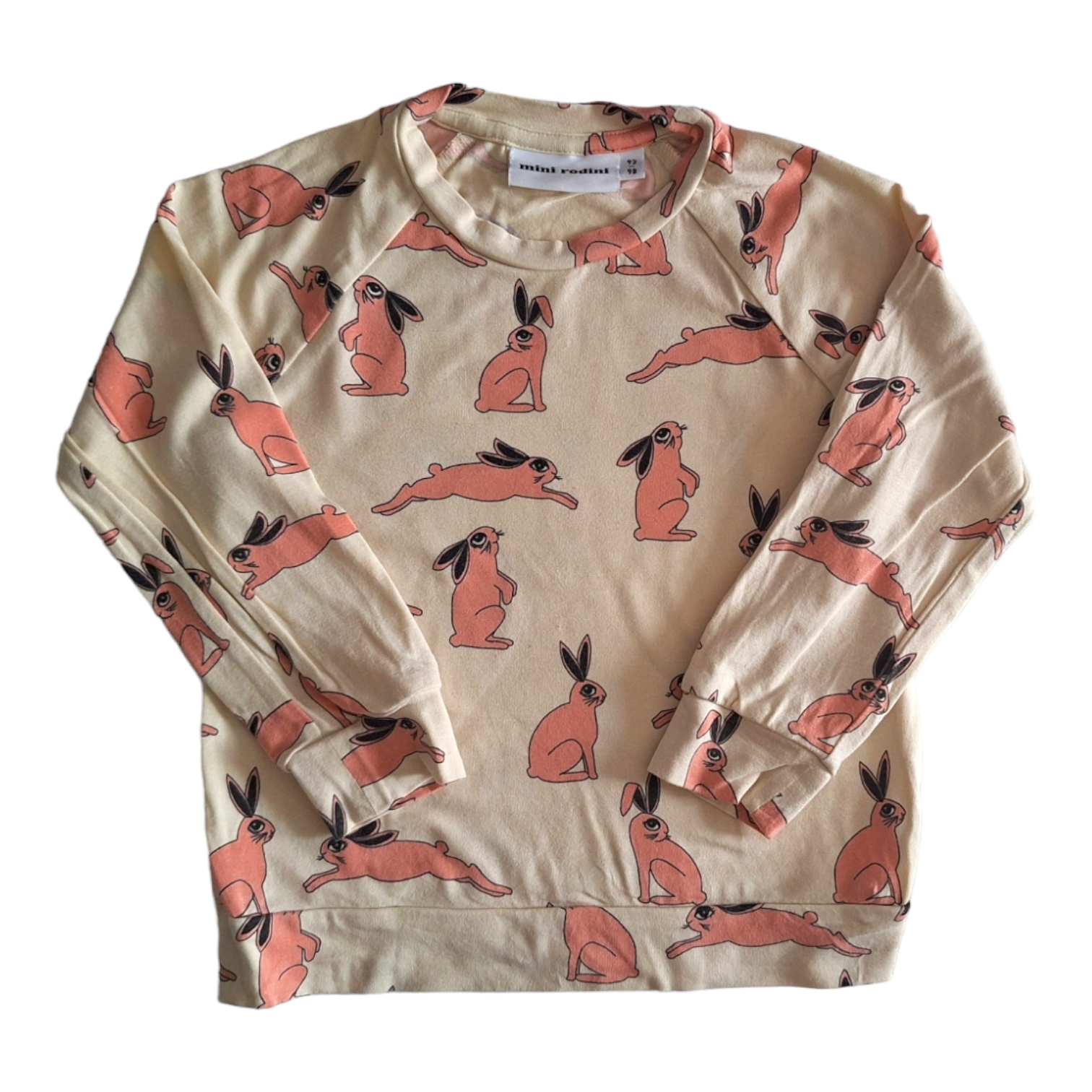 Bunny biologisch shirt met lange mouwen - 80/86CM