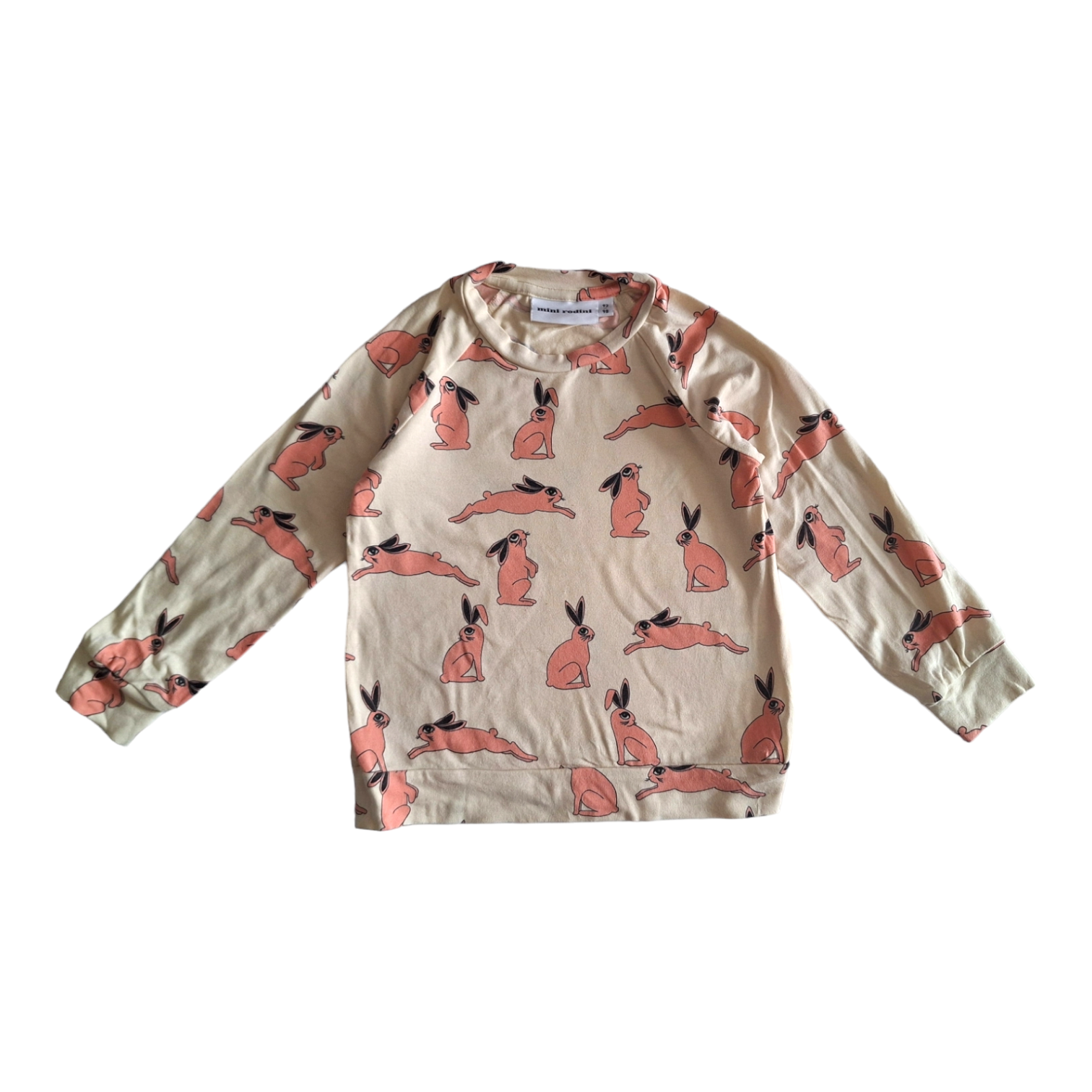 Bunny biologisch shirt met lange mouwen - 80/86CM