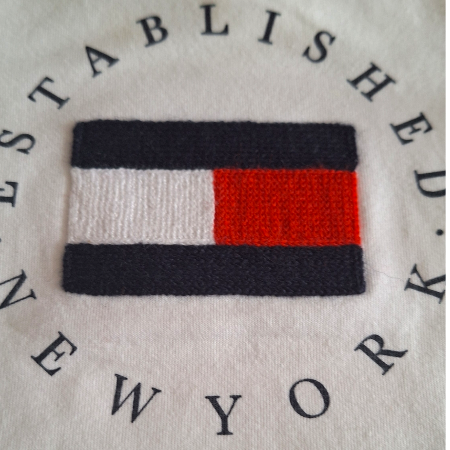 T-shirt gestikte vlag - 62CM