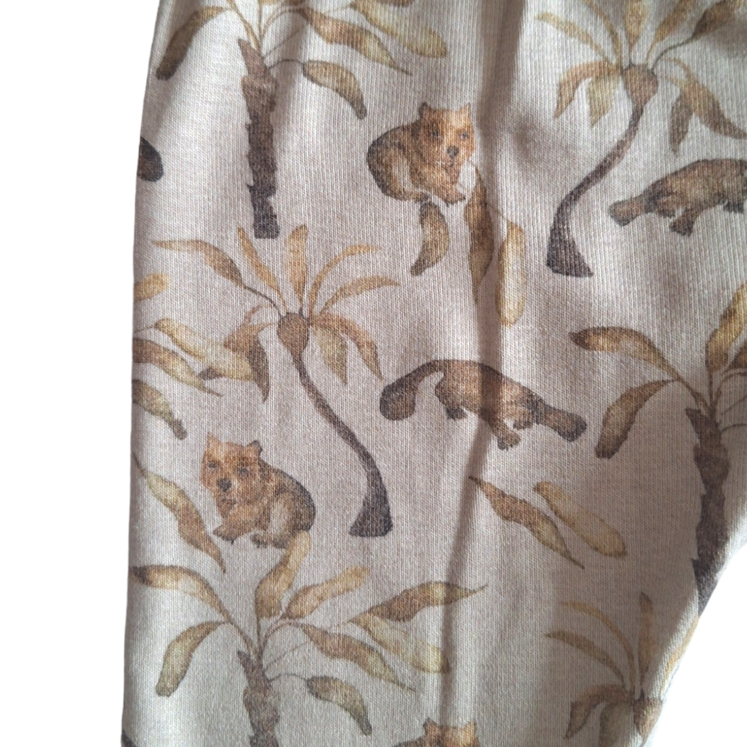 Bever en bladeren legging - 68CM