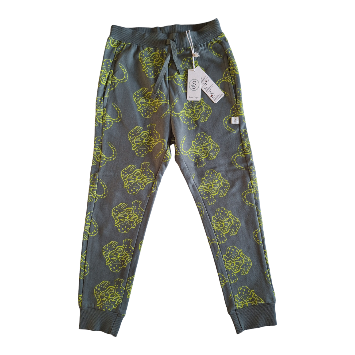 Biologische fleece broek tijger - 110/116CM