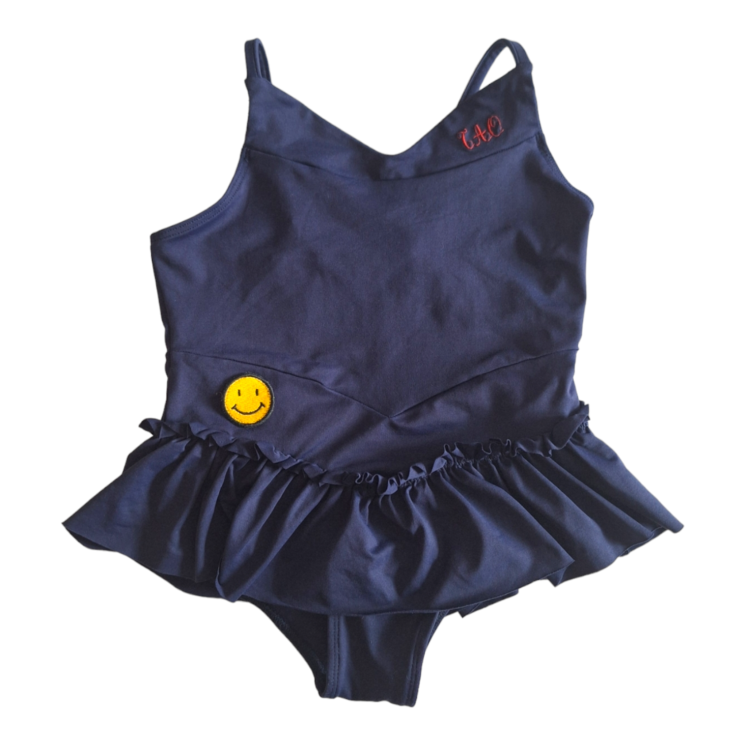 Badpak met ruches smile - 4Y