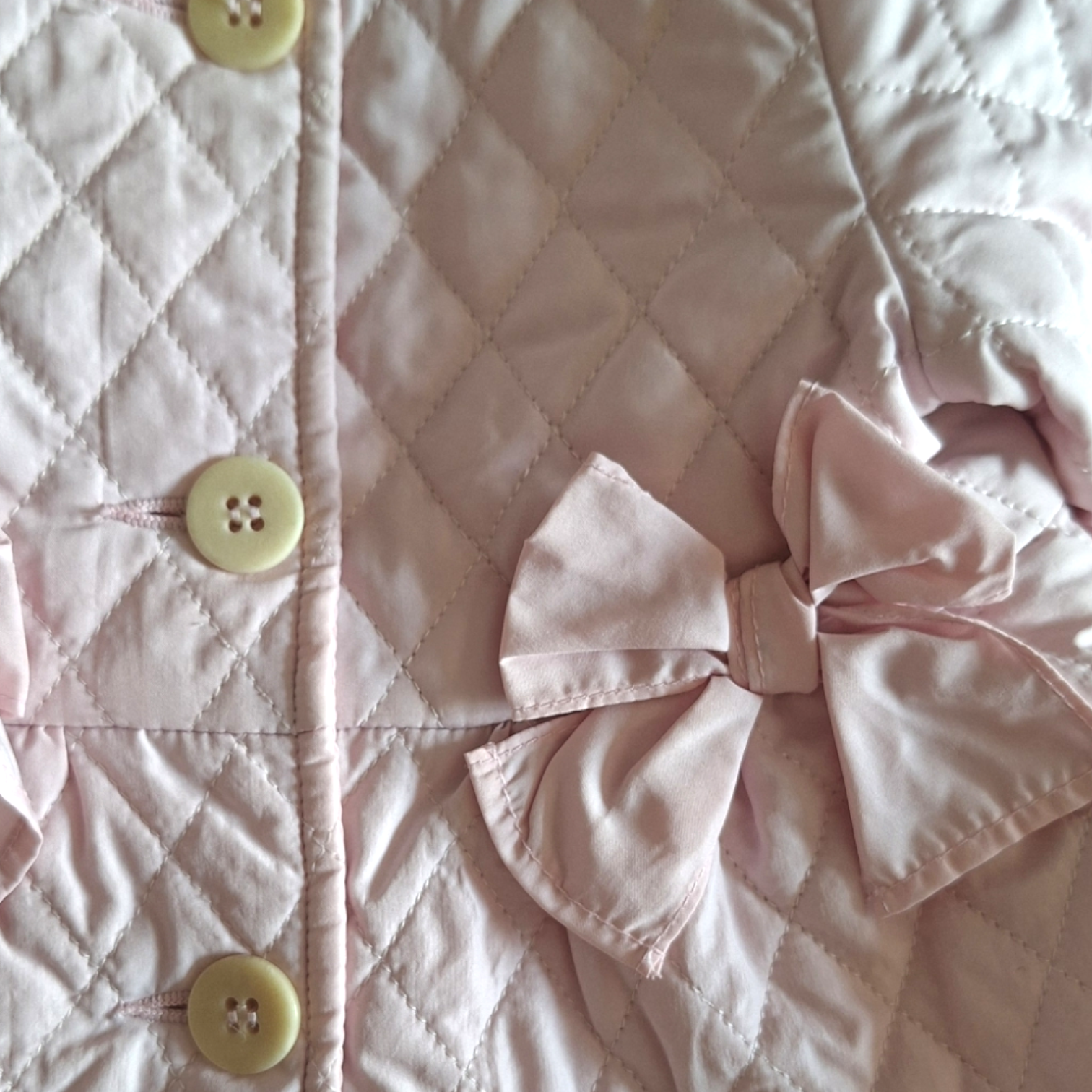 Quilted jacket with bows - 9M