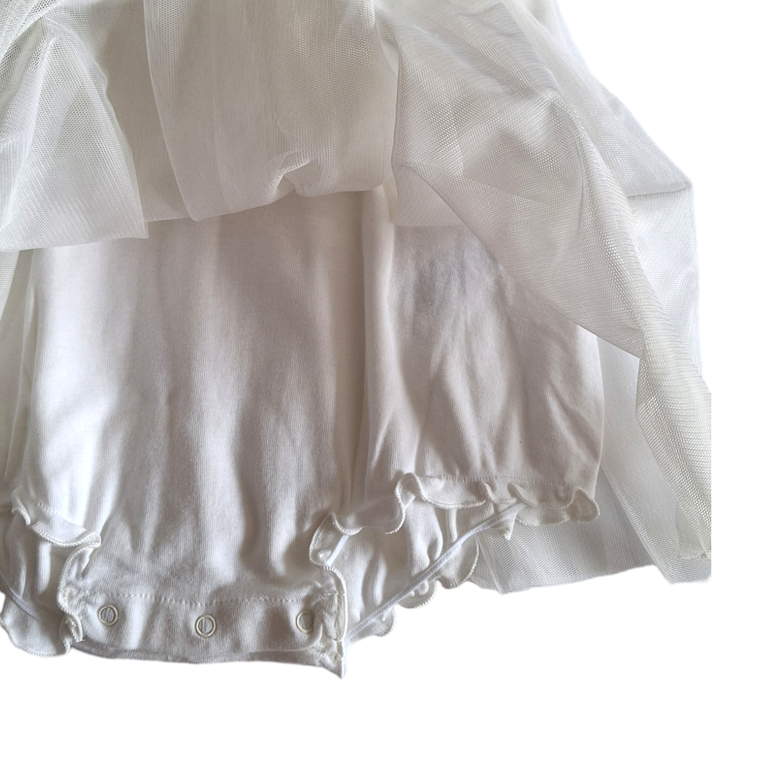 Petit Bateau Polka Dot Tulle Dress (18M) - Tweedehands (Zeer Goed)