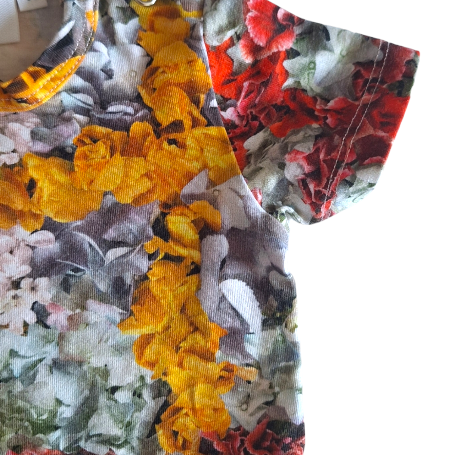 Dress rompers with flowers - 62CM