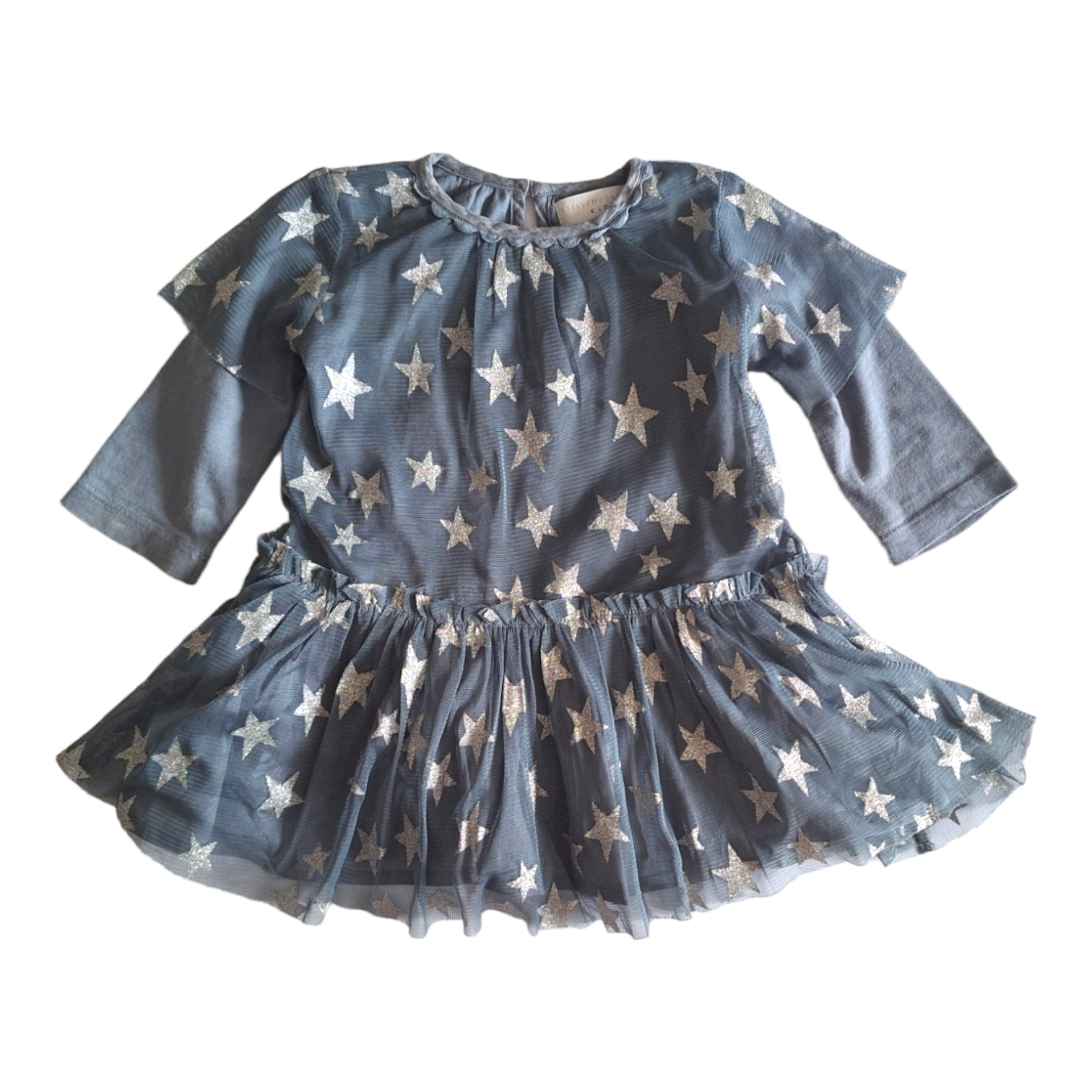 Sterrenjurk glitter tule met panty - 3M
