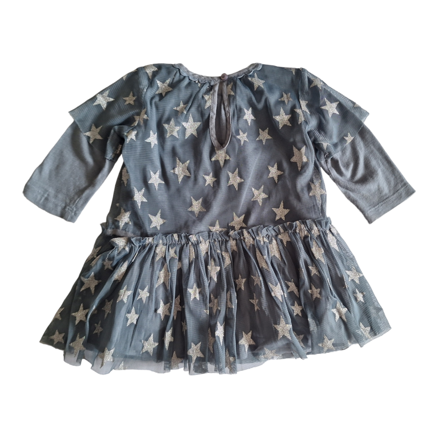 Sterrenjurk glitter tule met panty - 3M