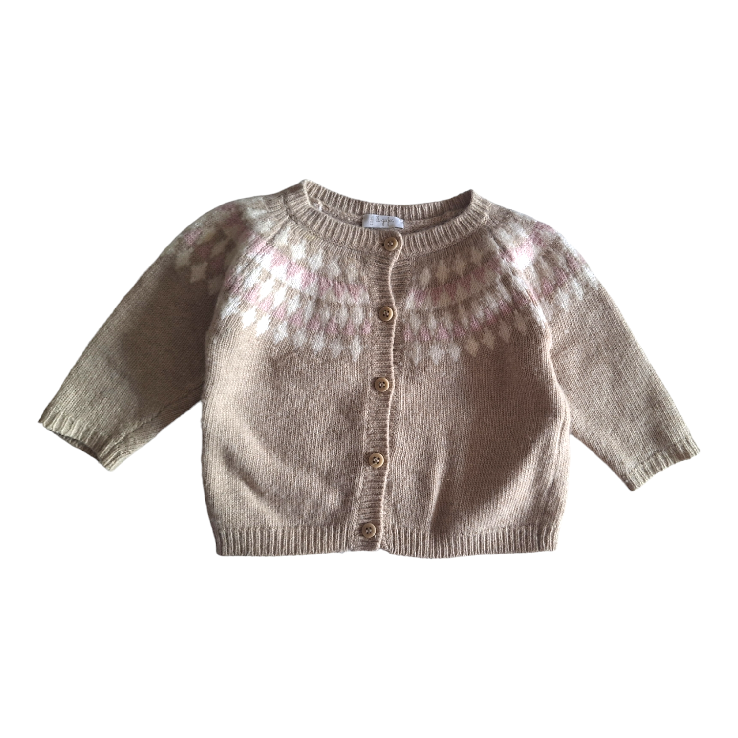 knitted cardigan with buttons - 6M