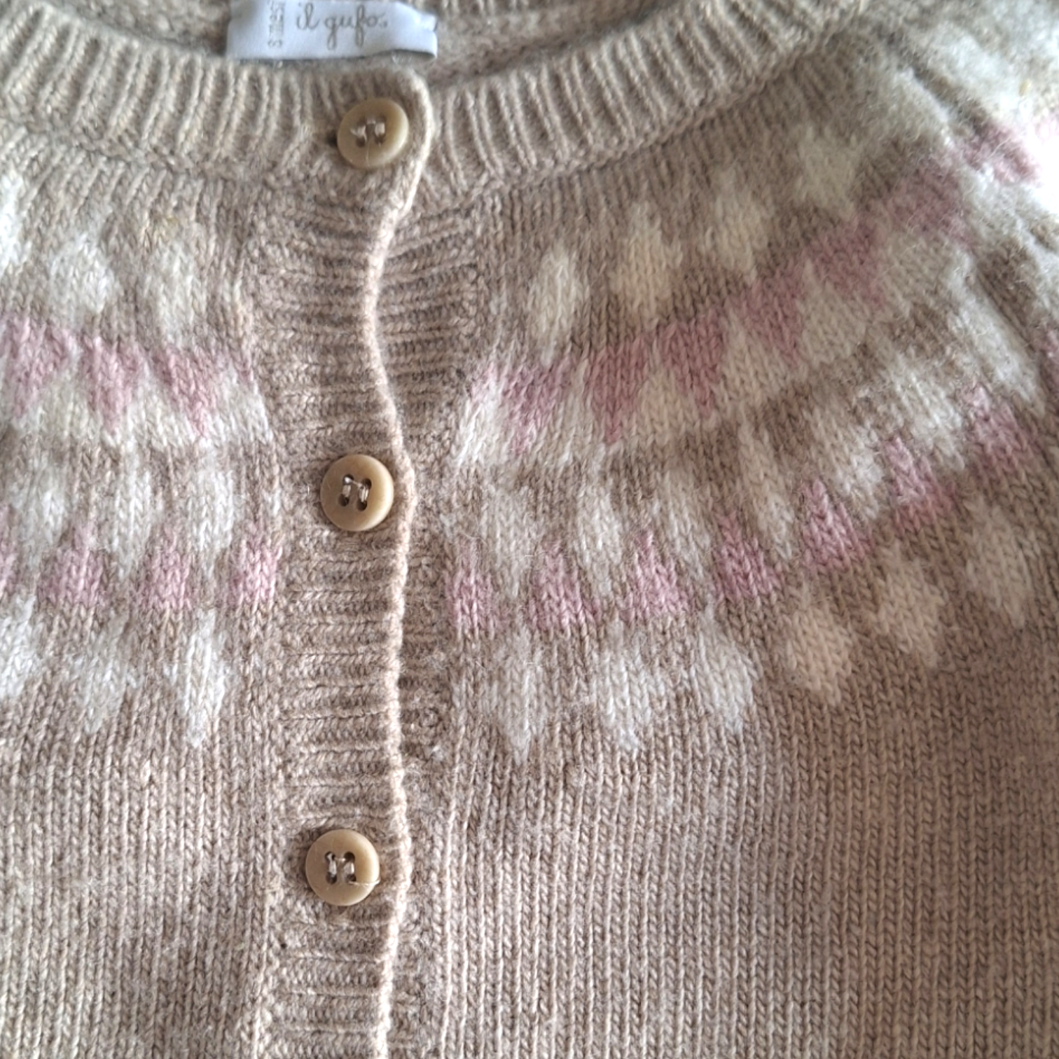 knitted cardigan with buttons - 6M