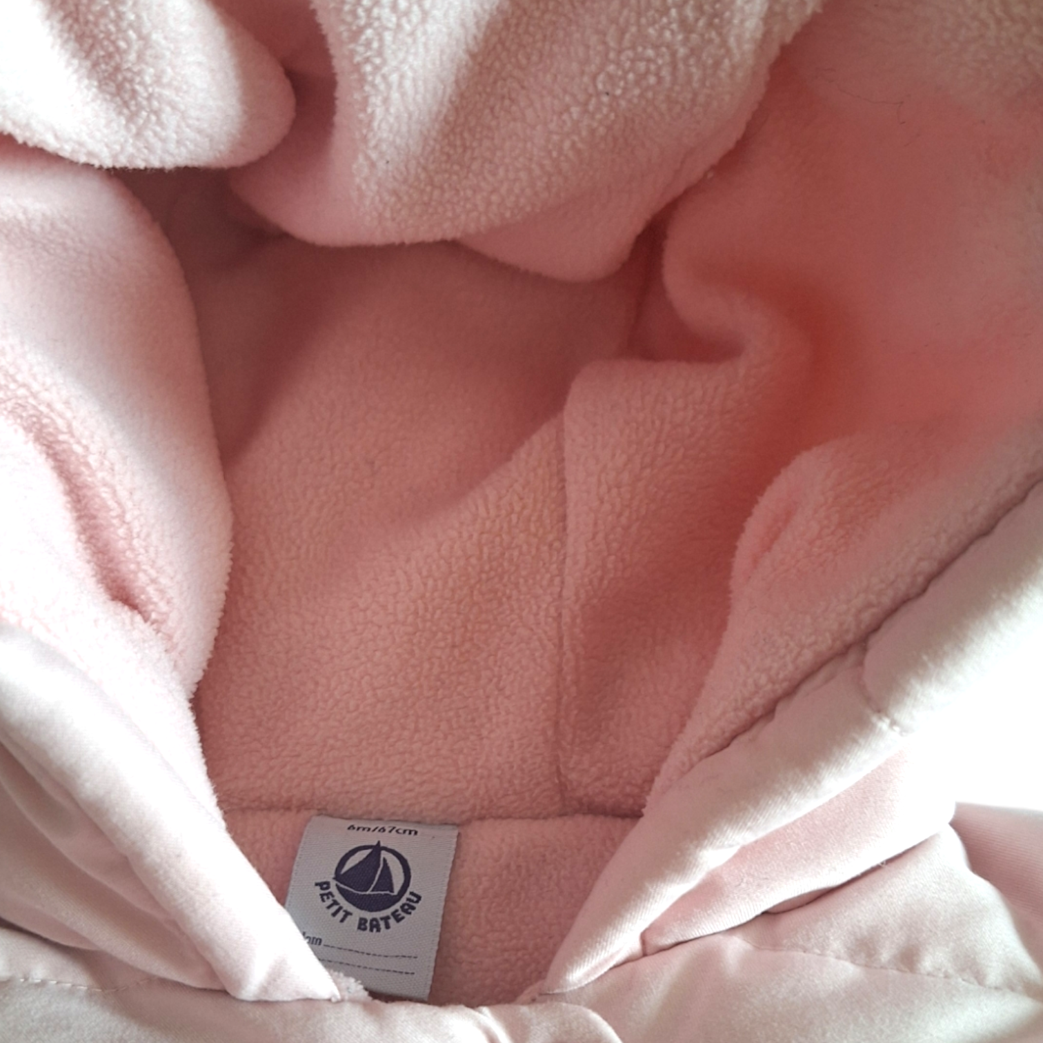 Puffer jacket with hood - 6M