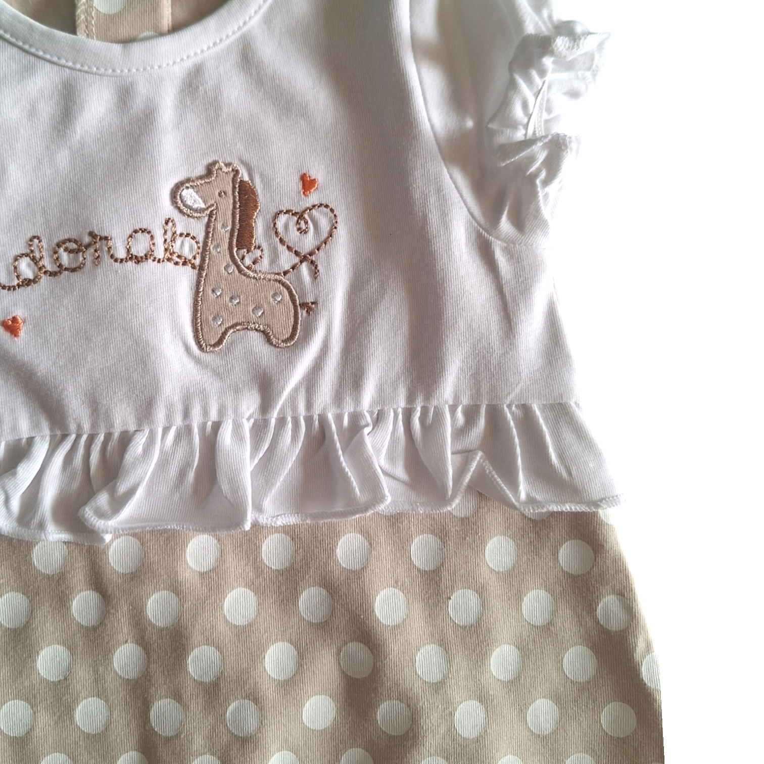Rompers onesie Schattige giraffe - 68CM