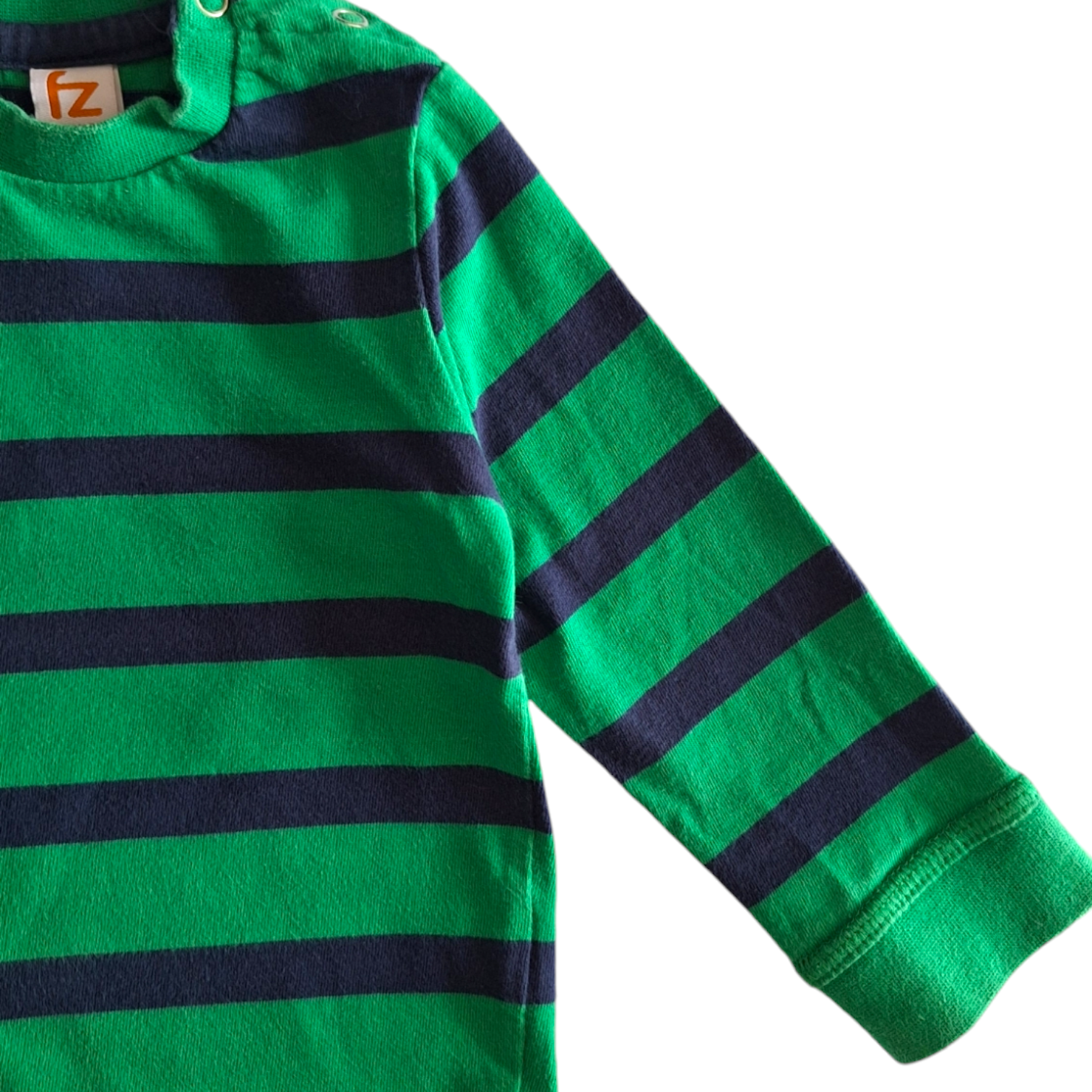 Gestreept shirt met lange mouwen - 80CM