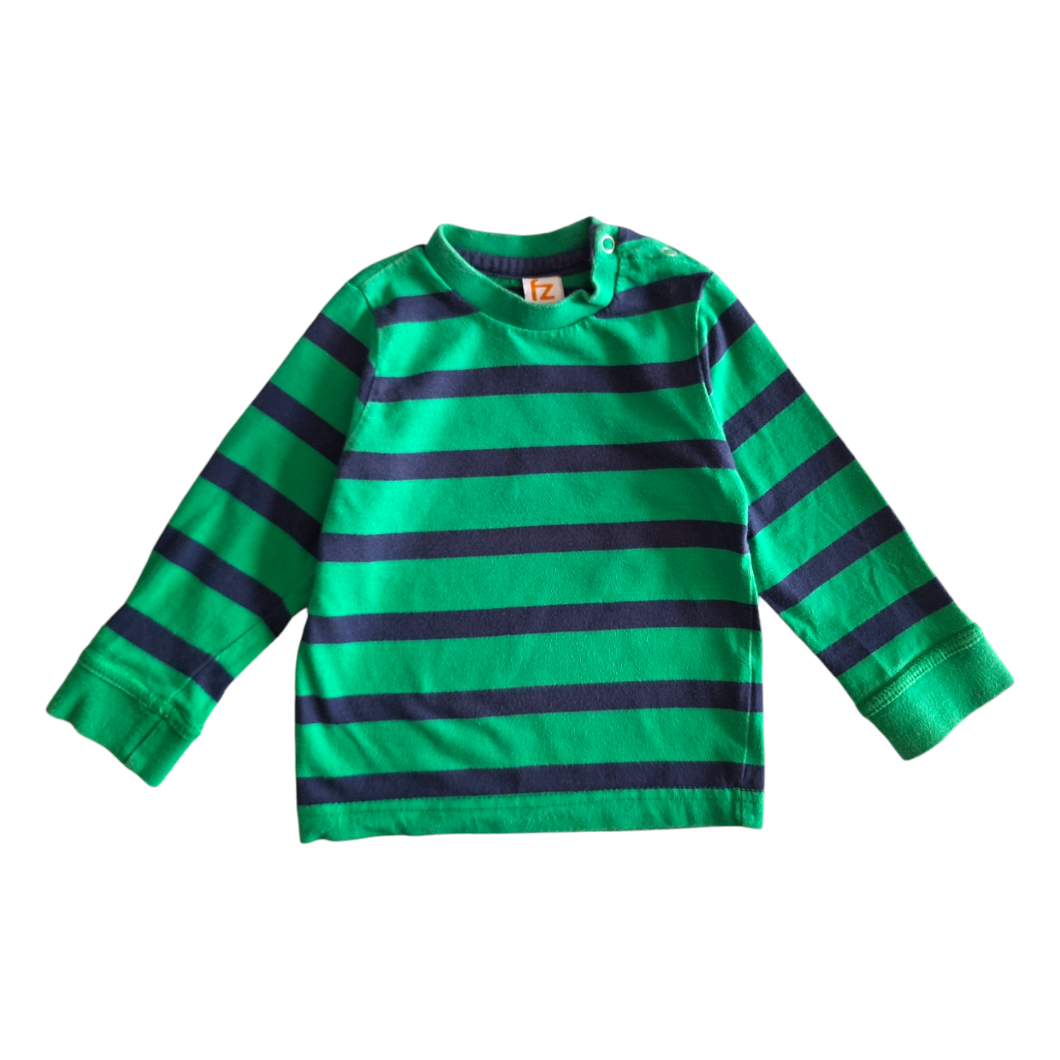 Gestreept shirt met lange mouwen - 80CM