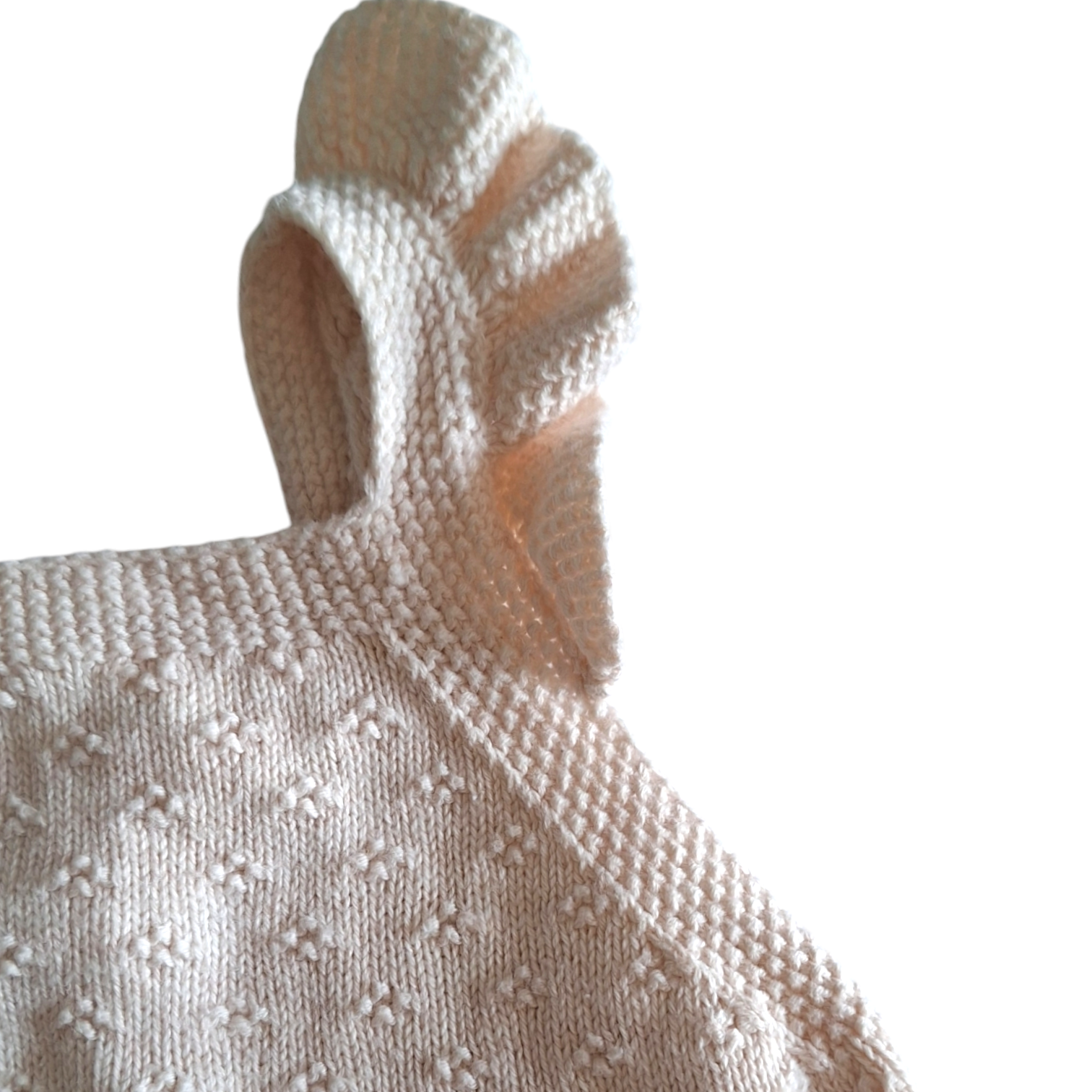 Knitted overall with frills - 56CM