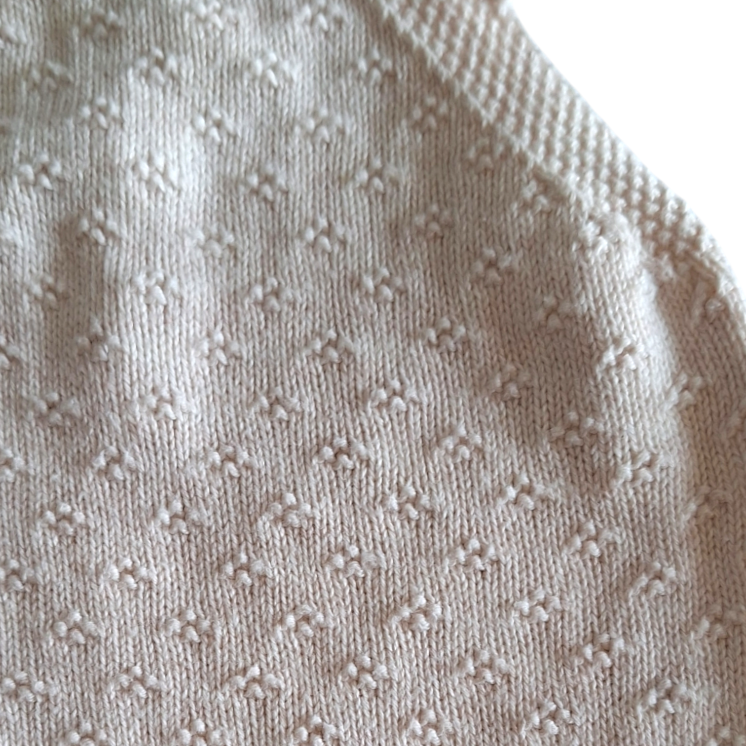 Knitted overall with frills - 56CM