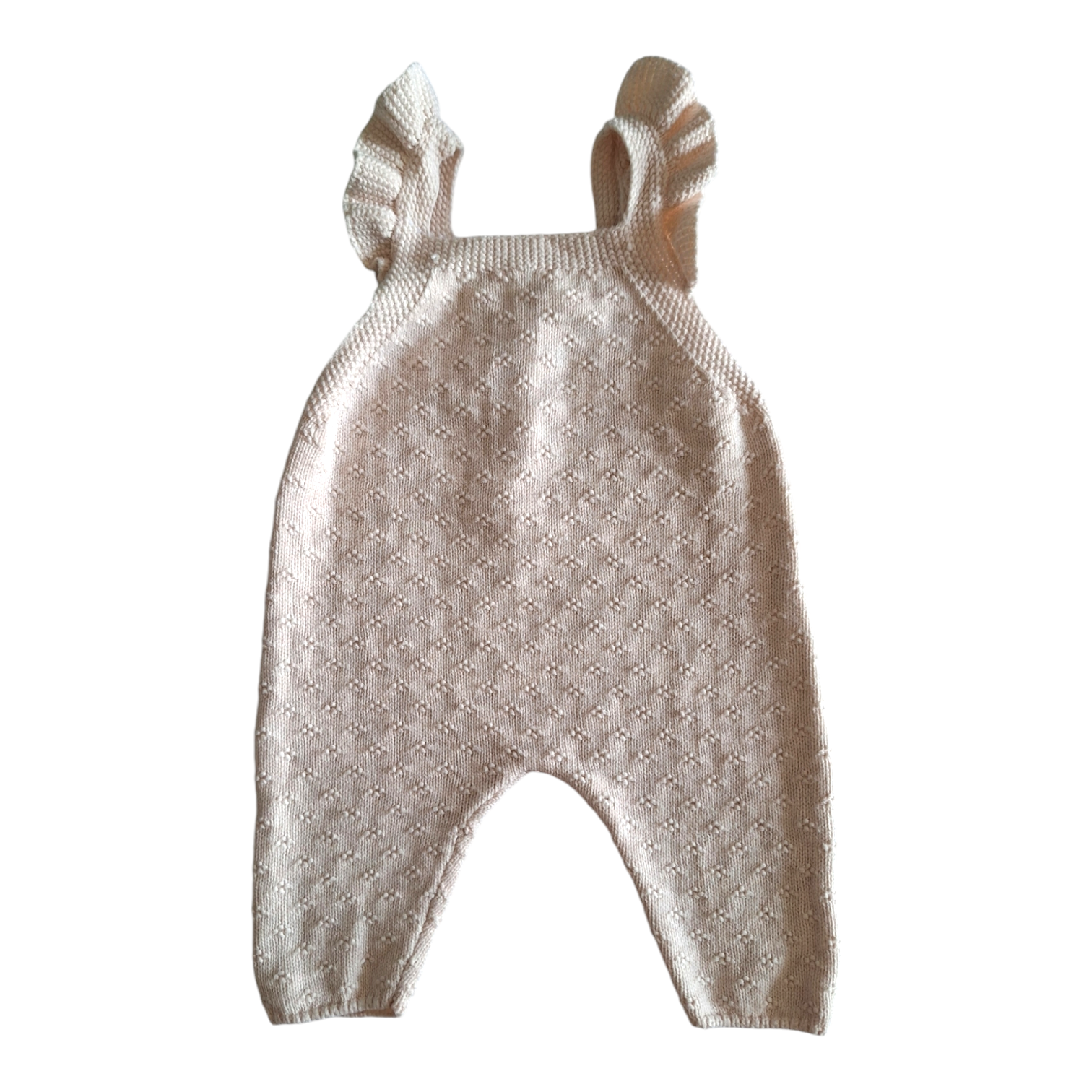 Knitted overall with frills - 56CM