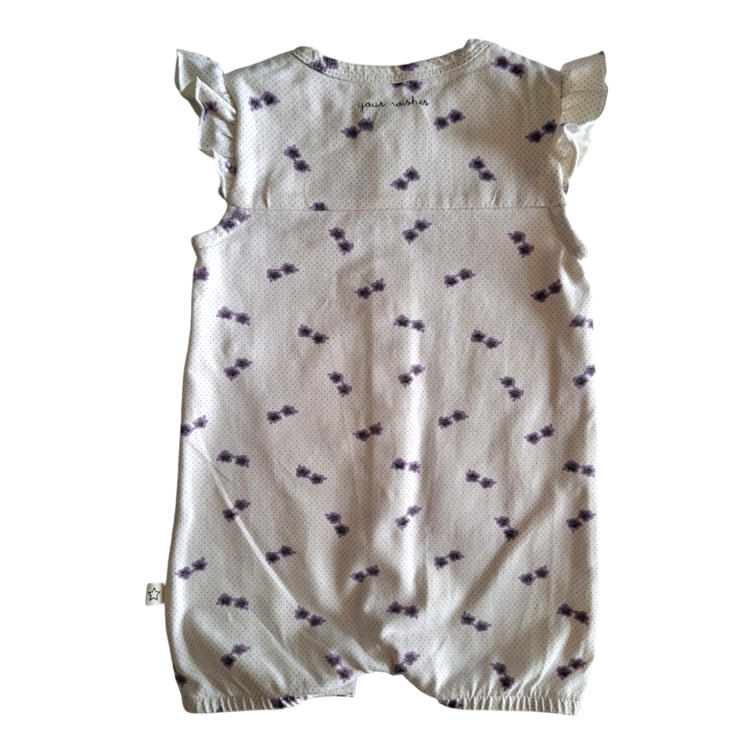 Playsuit met sterrenzonnebril - 62CM