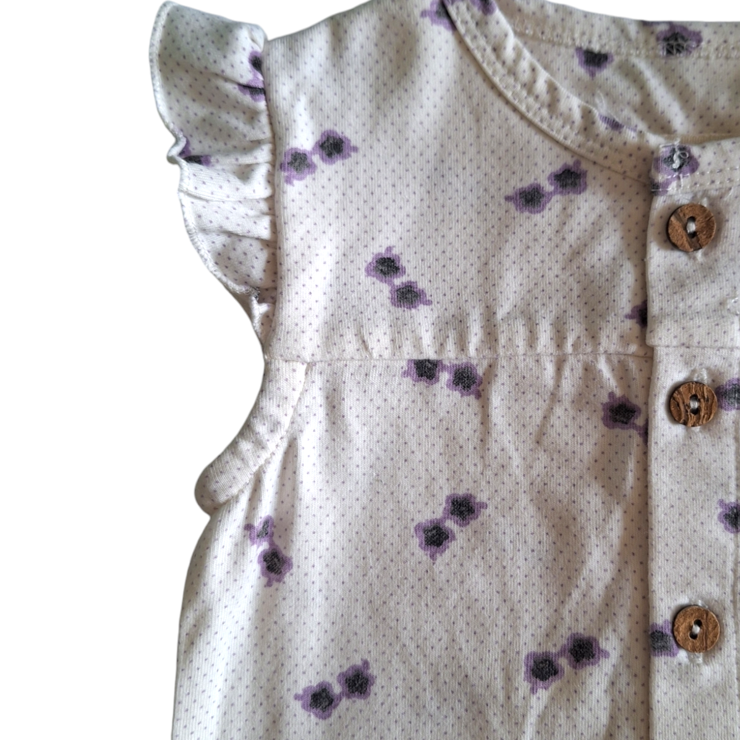 Playsuit met sterrenzonnebril - 62CM