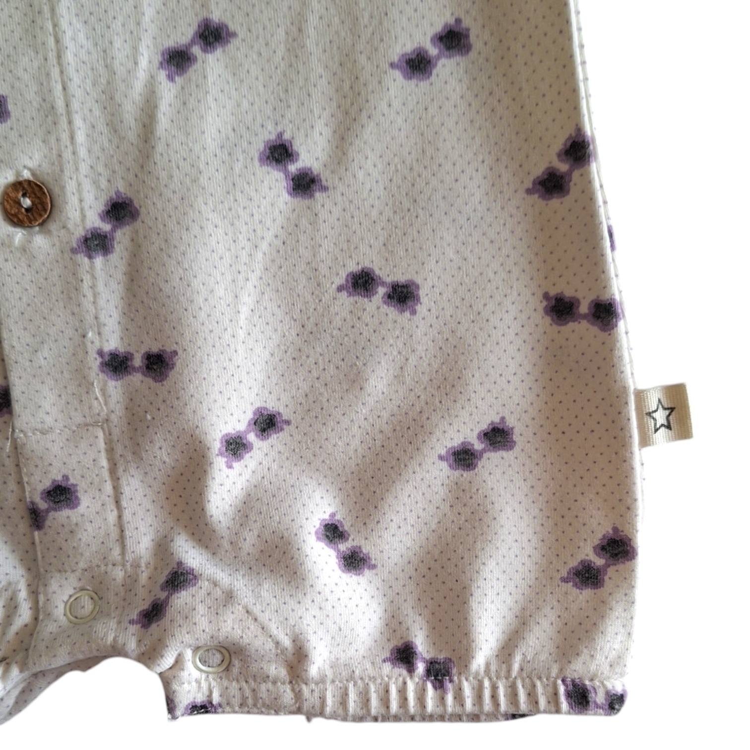 Playsuit met sterrenzonnebril - 62CM