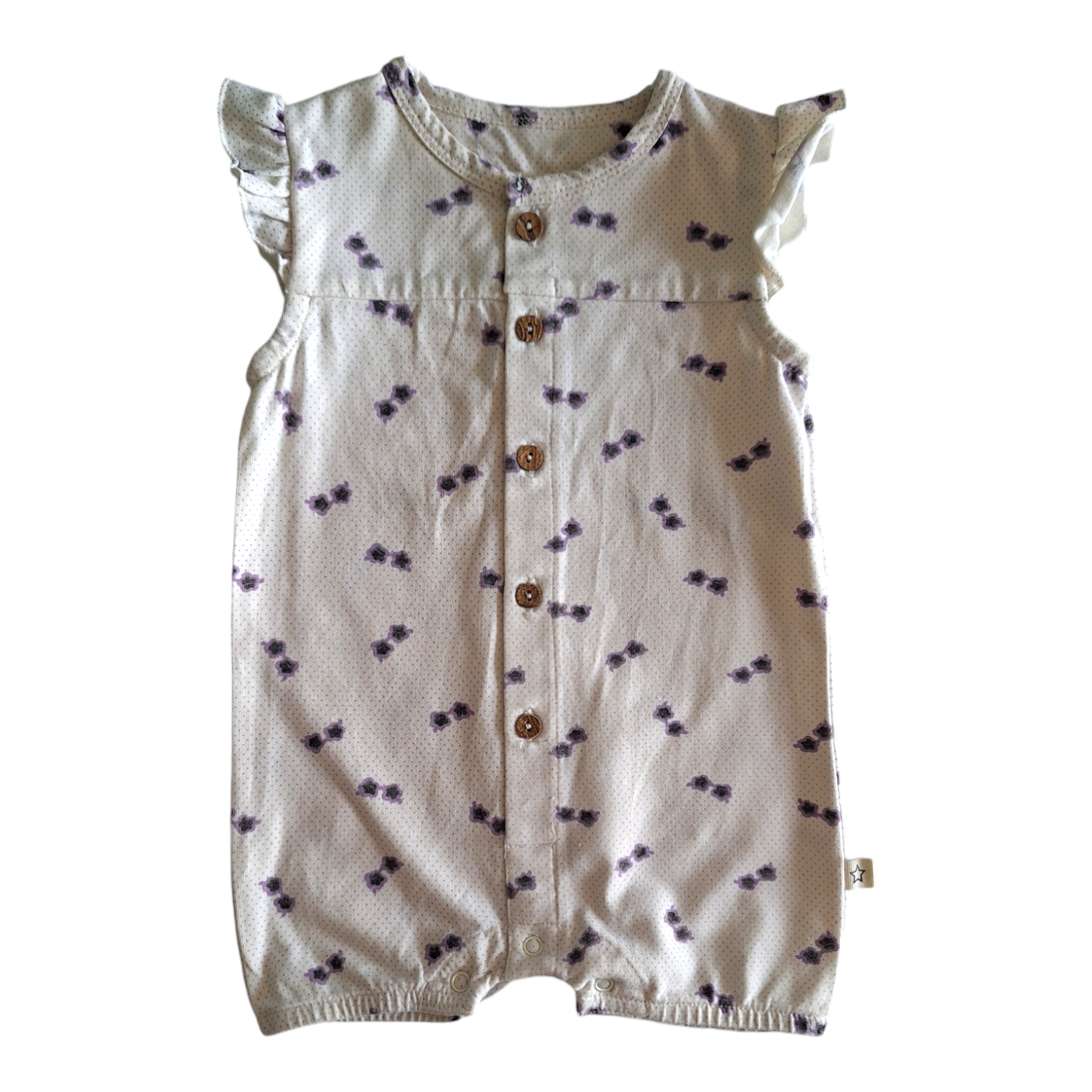 Playsuit met sterrenzonnebril - 62CM