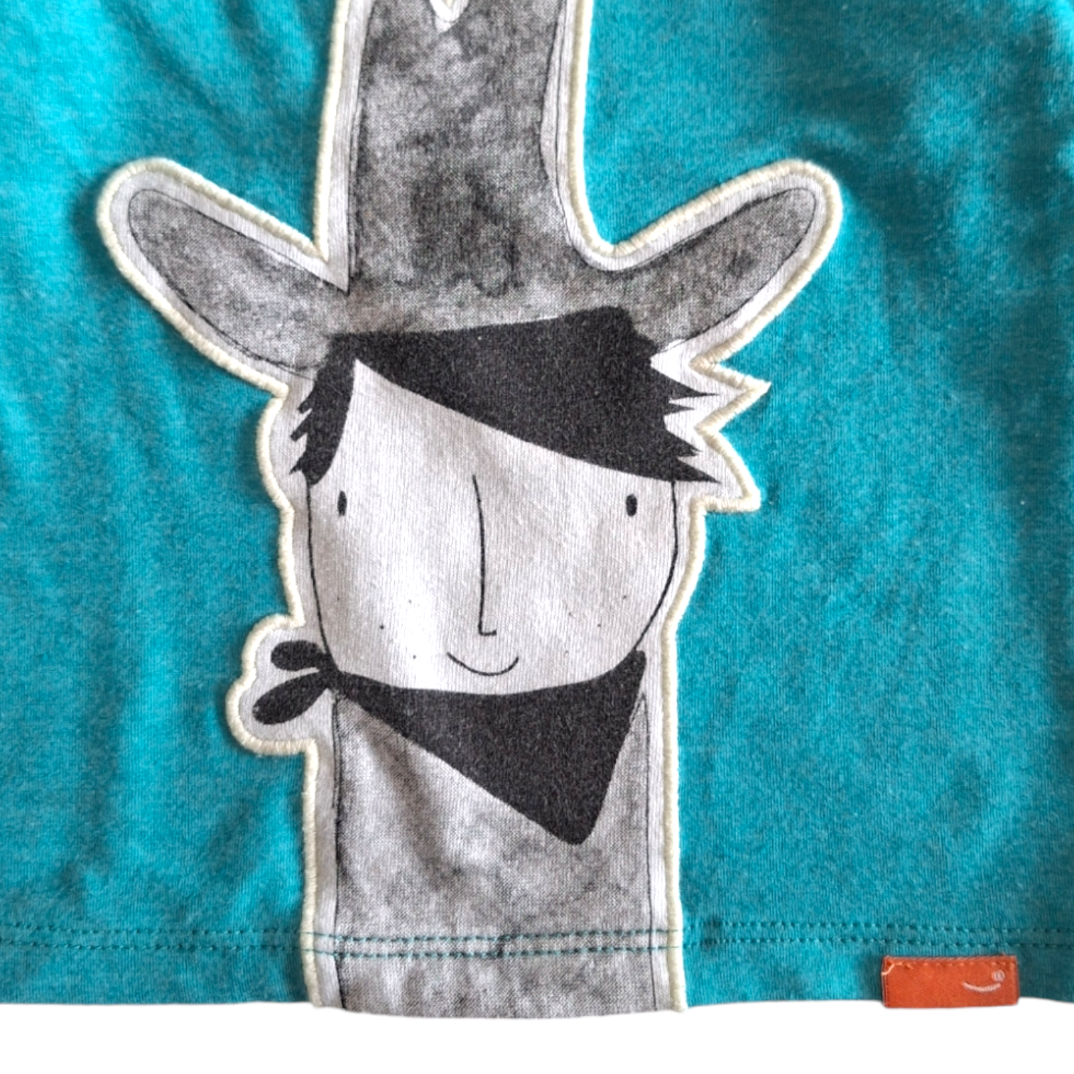 Shirt met lange mouwen en cowboy - 62CM
