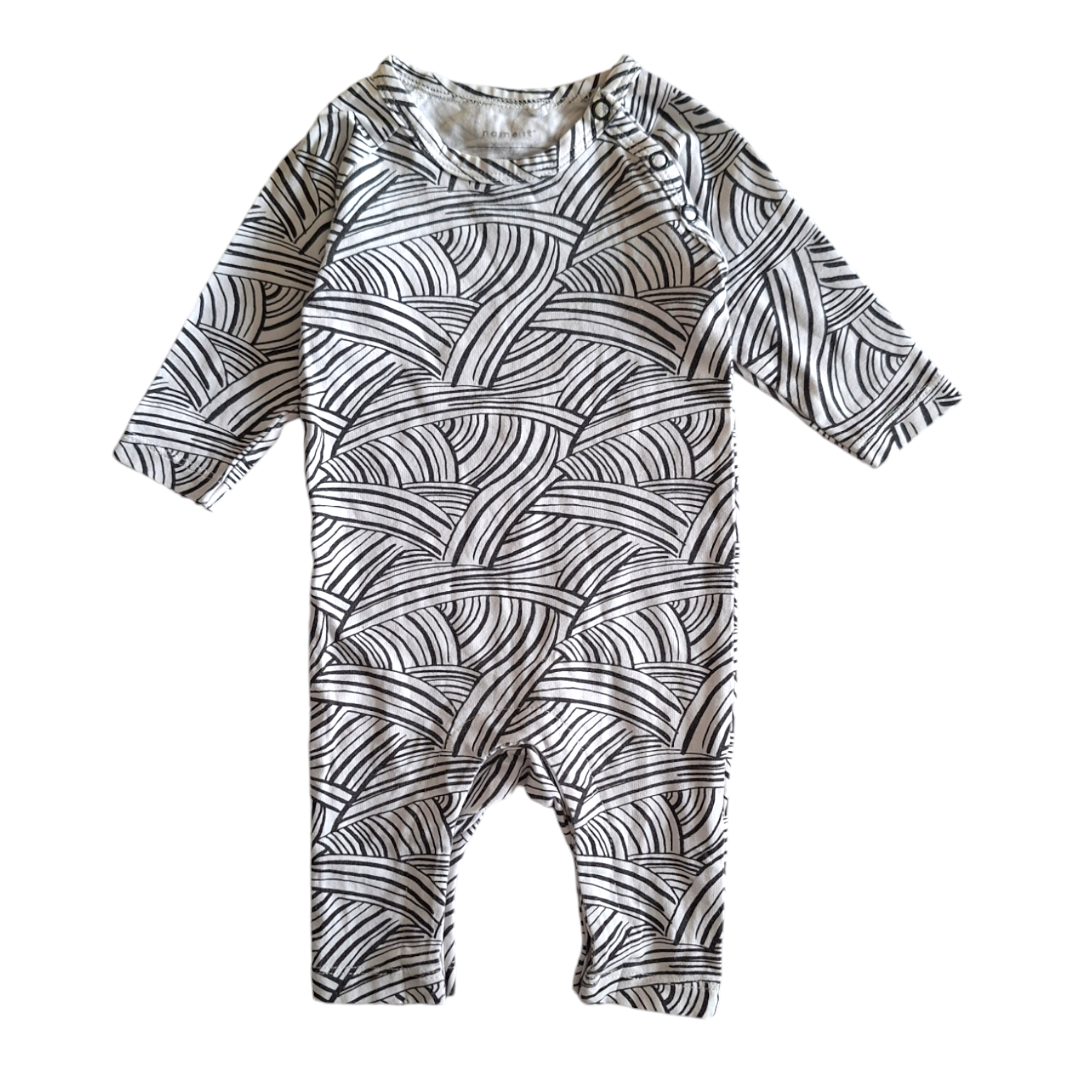 Onesie met lijnen - 56CM