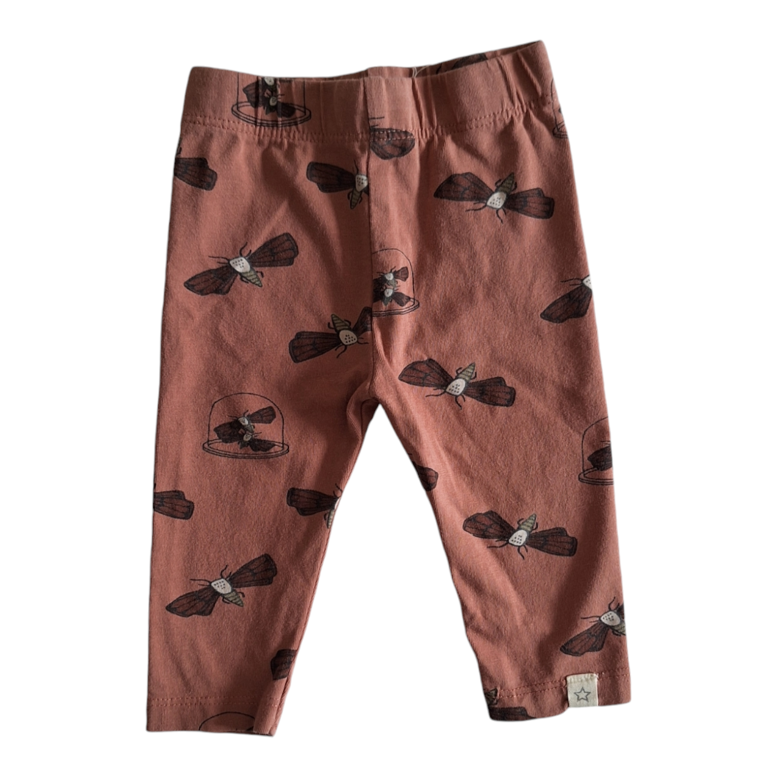 Set lange mouwen romper & legging moth - 50/56CM