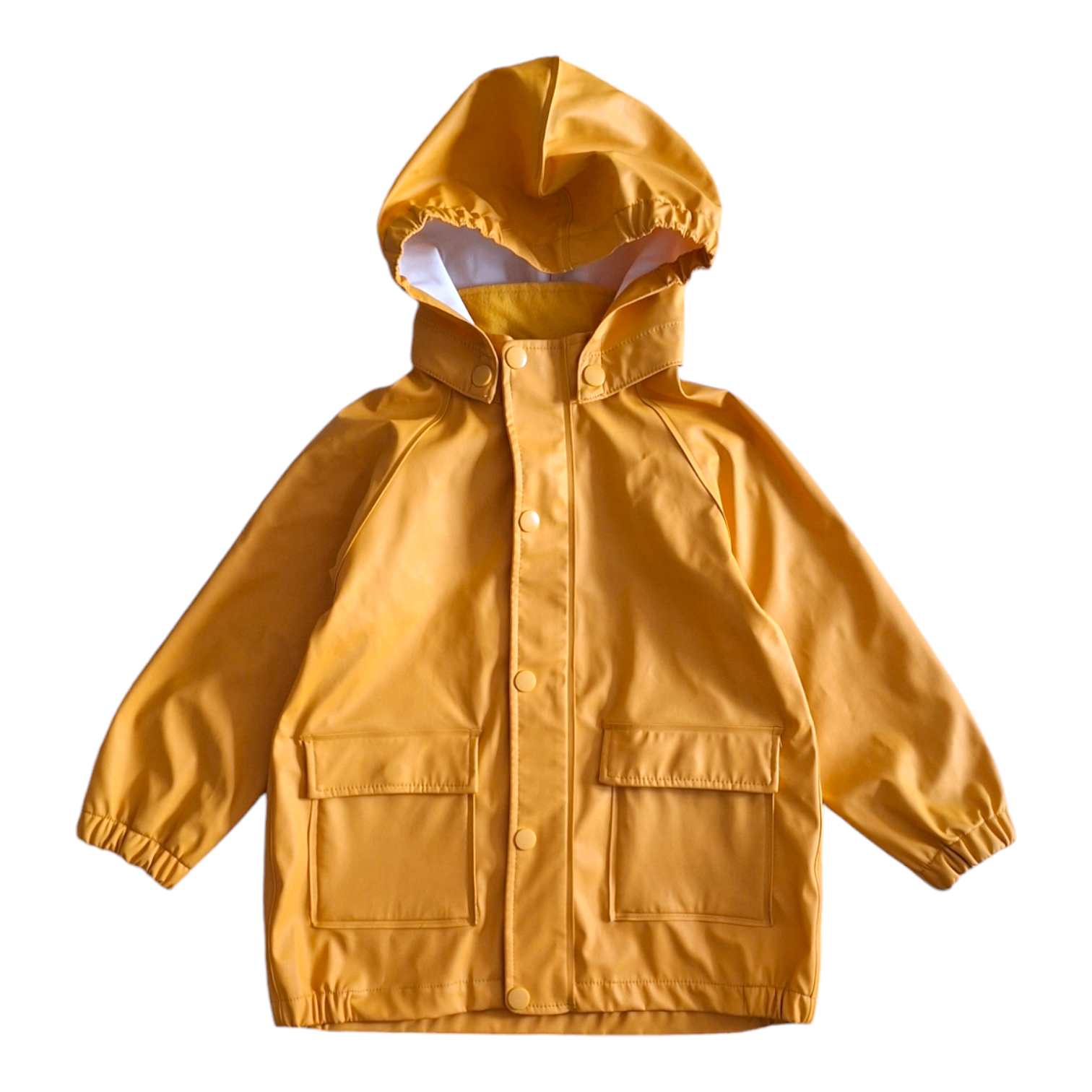 Gewaxte regenjas met capuchon - 98/104CM