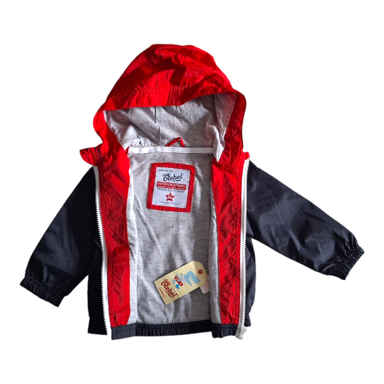 Windjack rood en blauw - 9/11M
