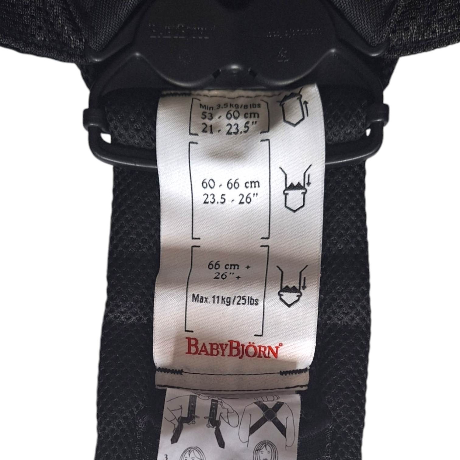 Babydrager min 3,5 max 11kg