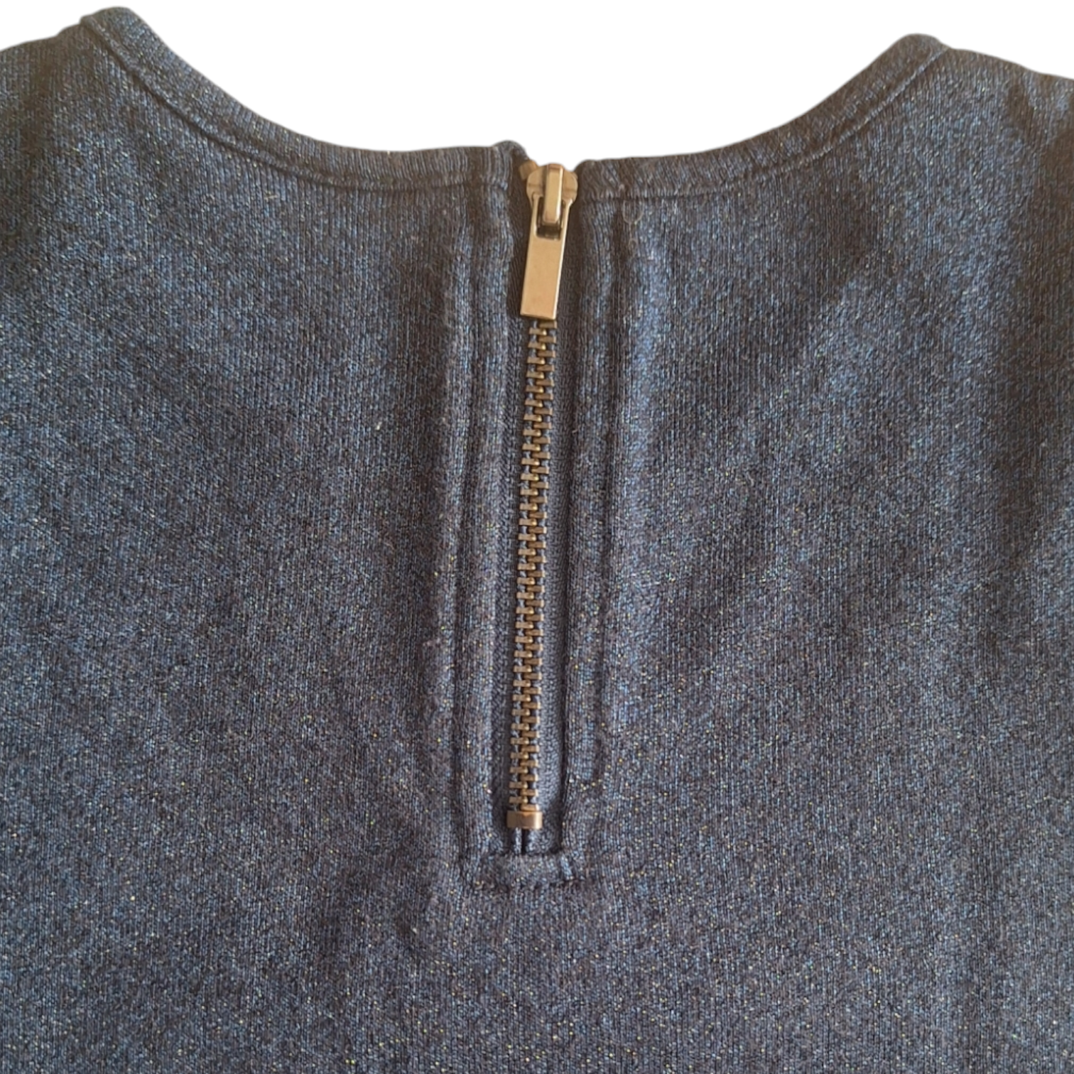Glitterjurk met korte mouwen - 116CM