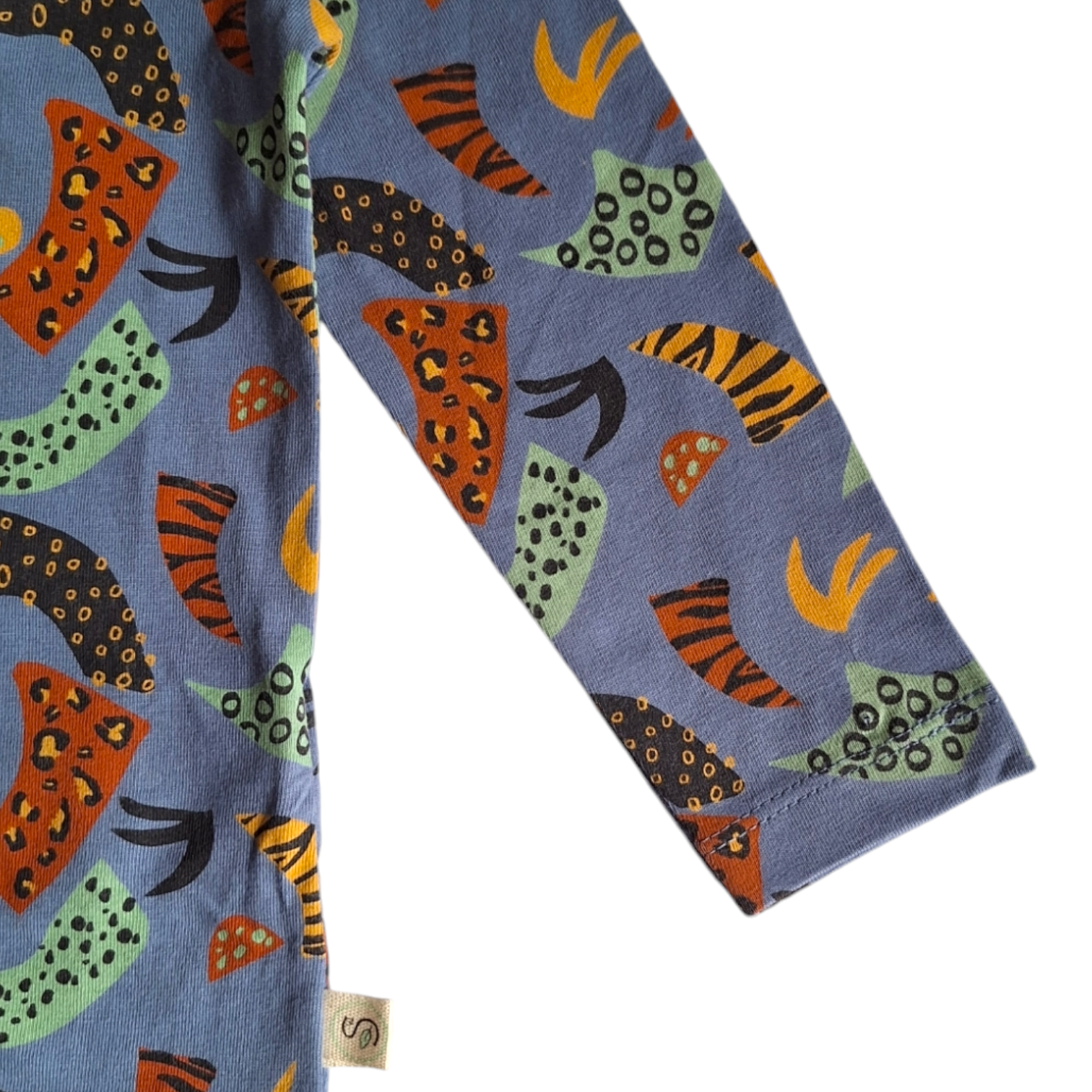Shirt met lange mouwen en luipaardfantasie - 86/92CM
