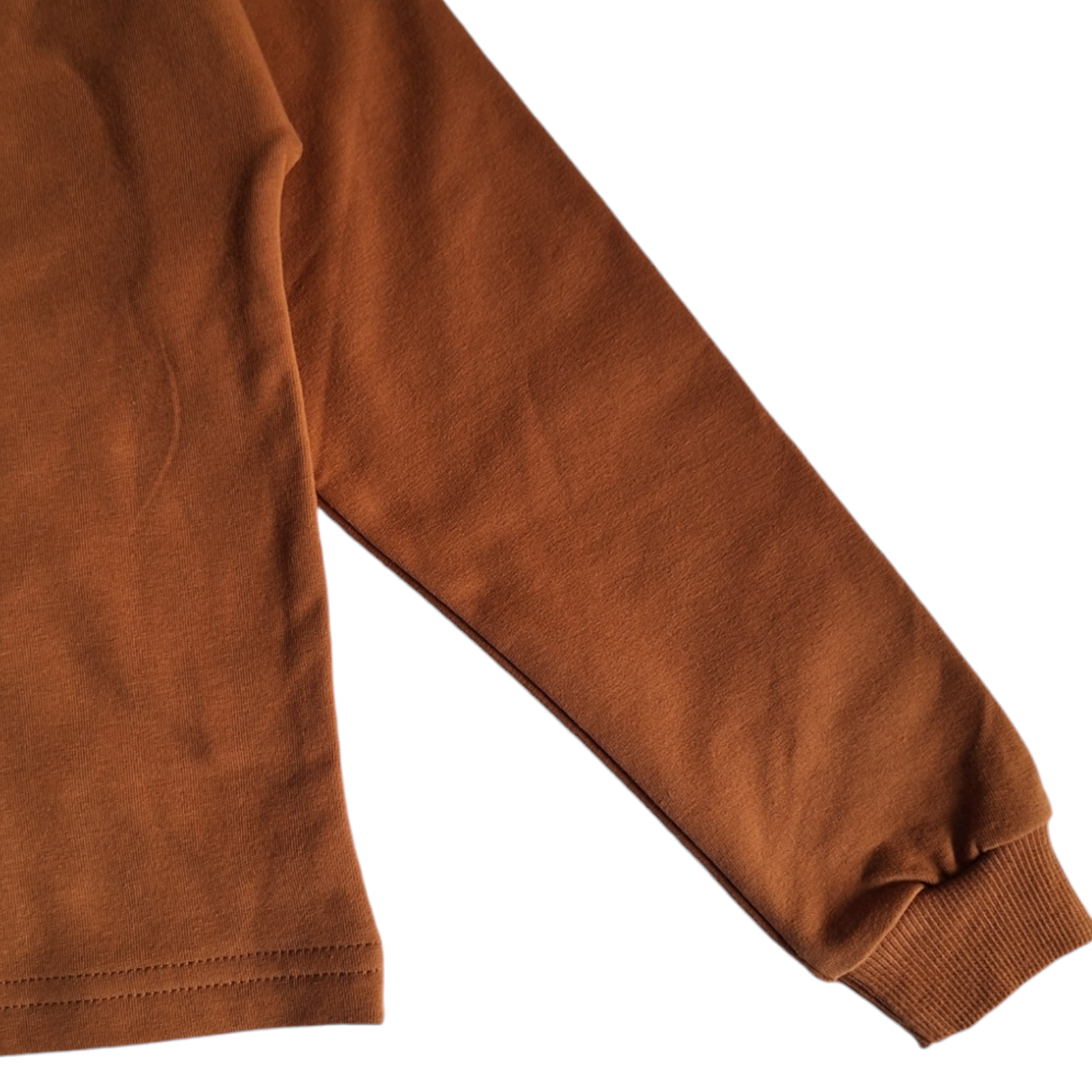 Fleece trui fantasie patroon op kraag - 116CM