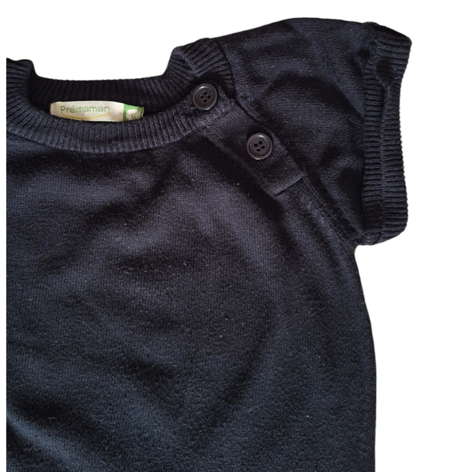 Knitted dress short sleeves - 6Y