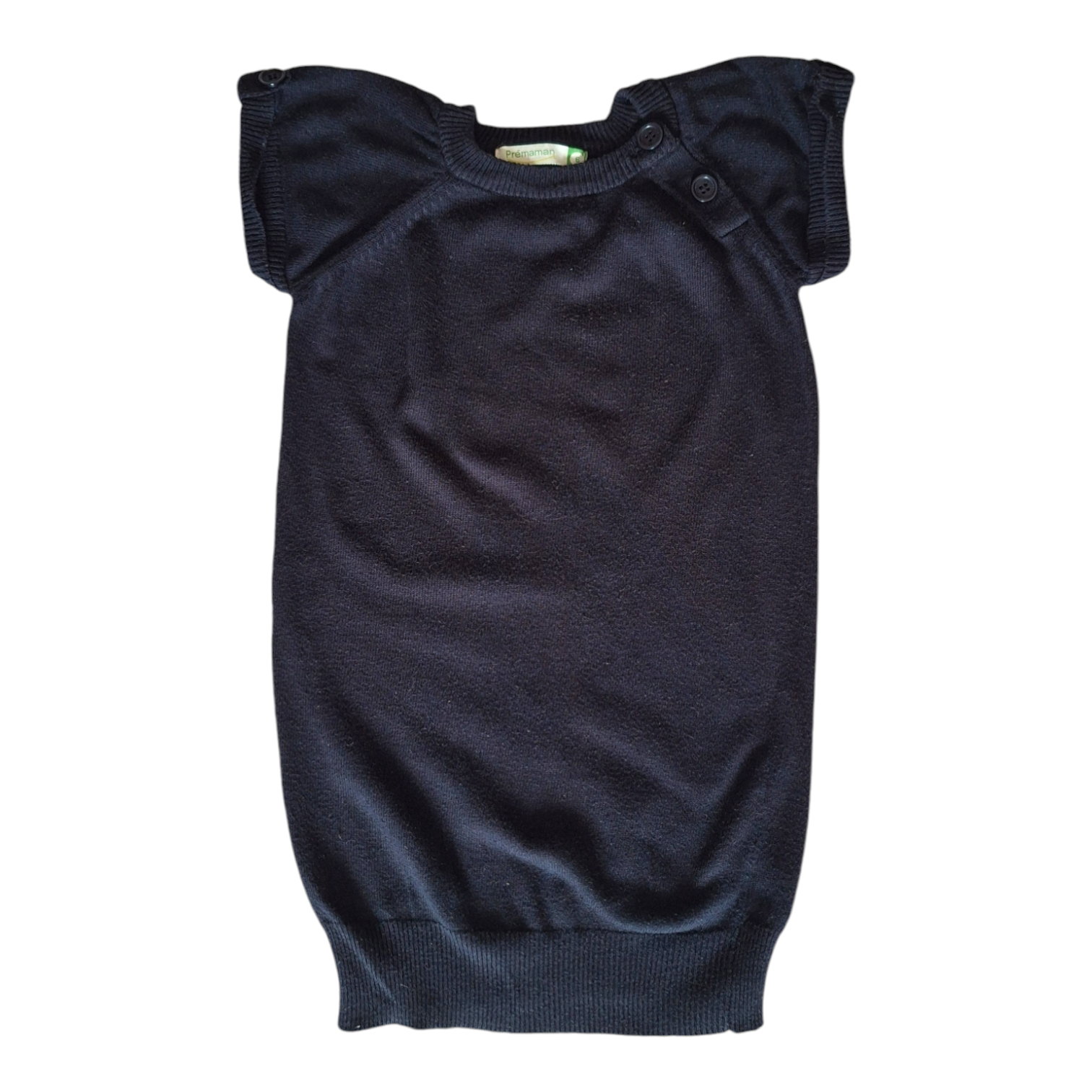 Knitted dress short sleeves - 6Y