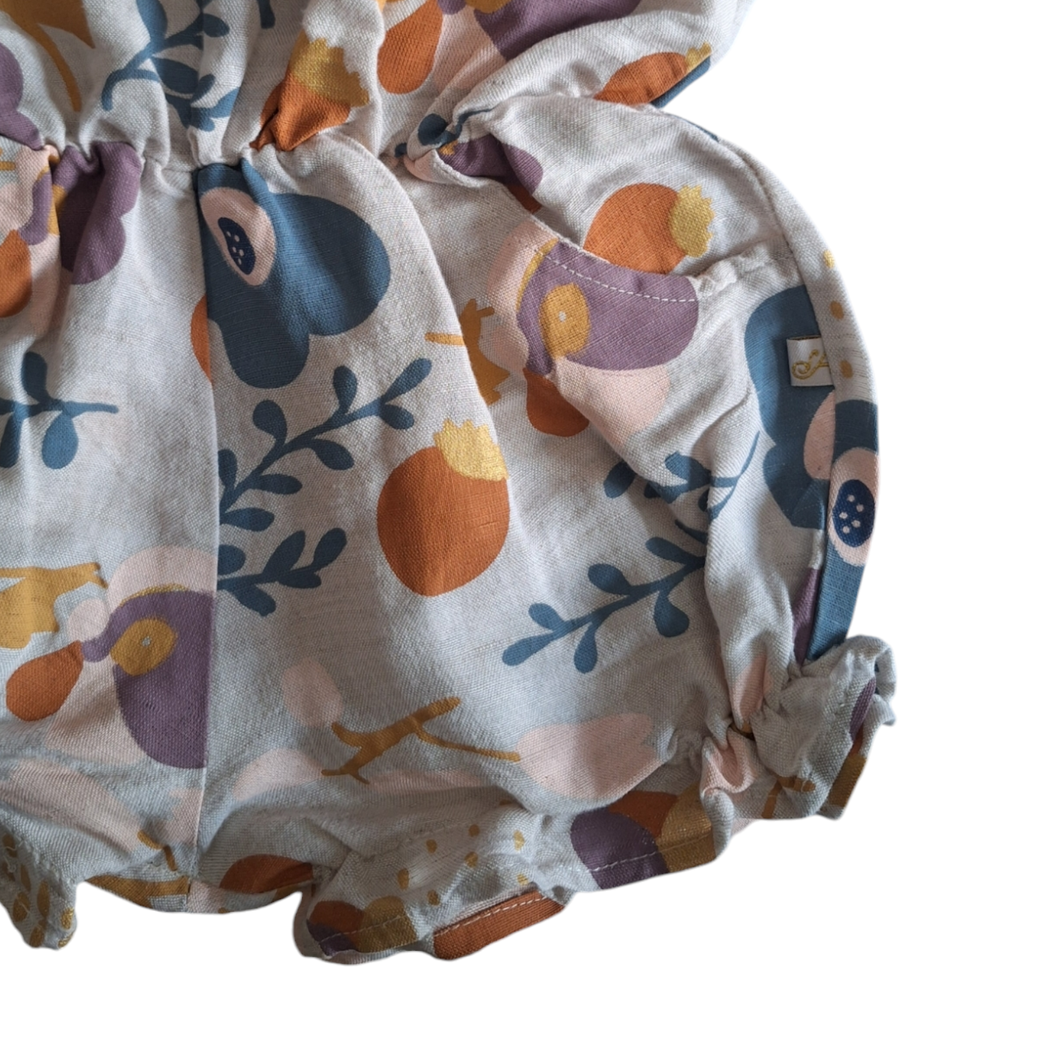 Playsuit met patroon & strik - 4Y