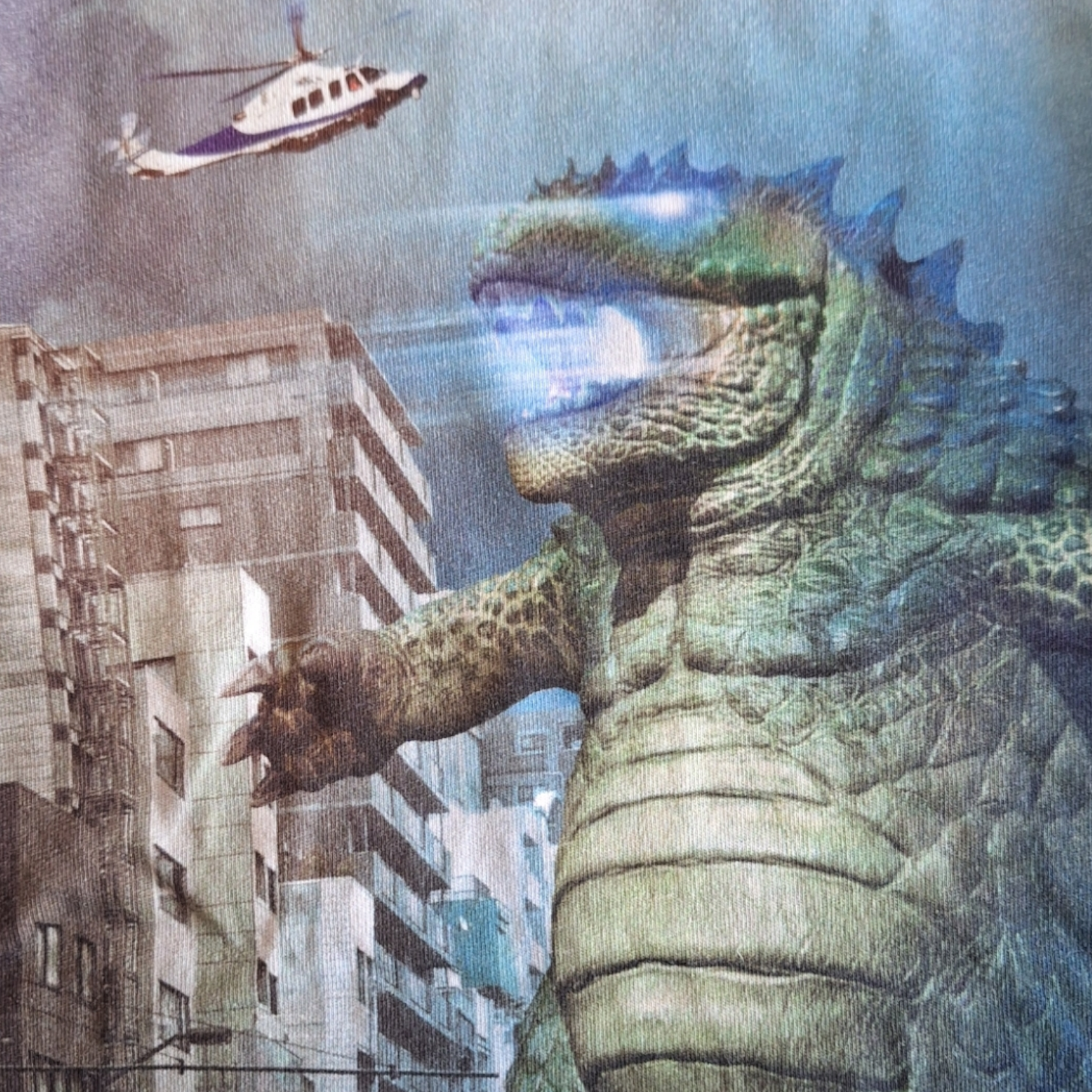Long sleeves shirt with Godzilla - 98CM