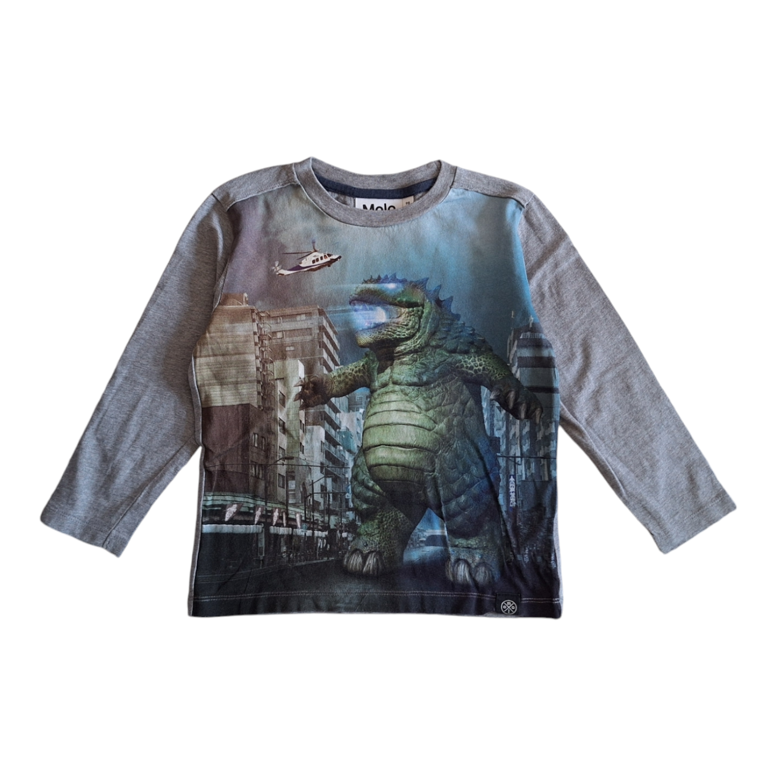 Long sleeves shirt with Godzilla - 98CM