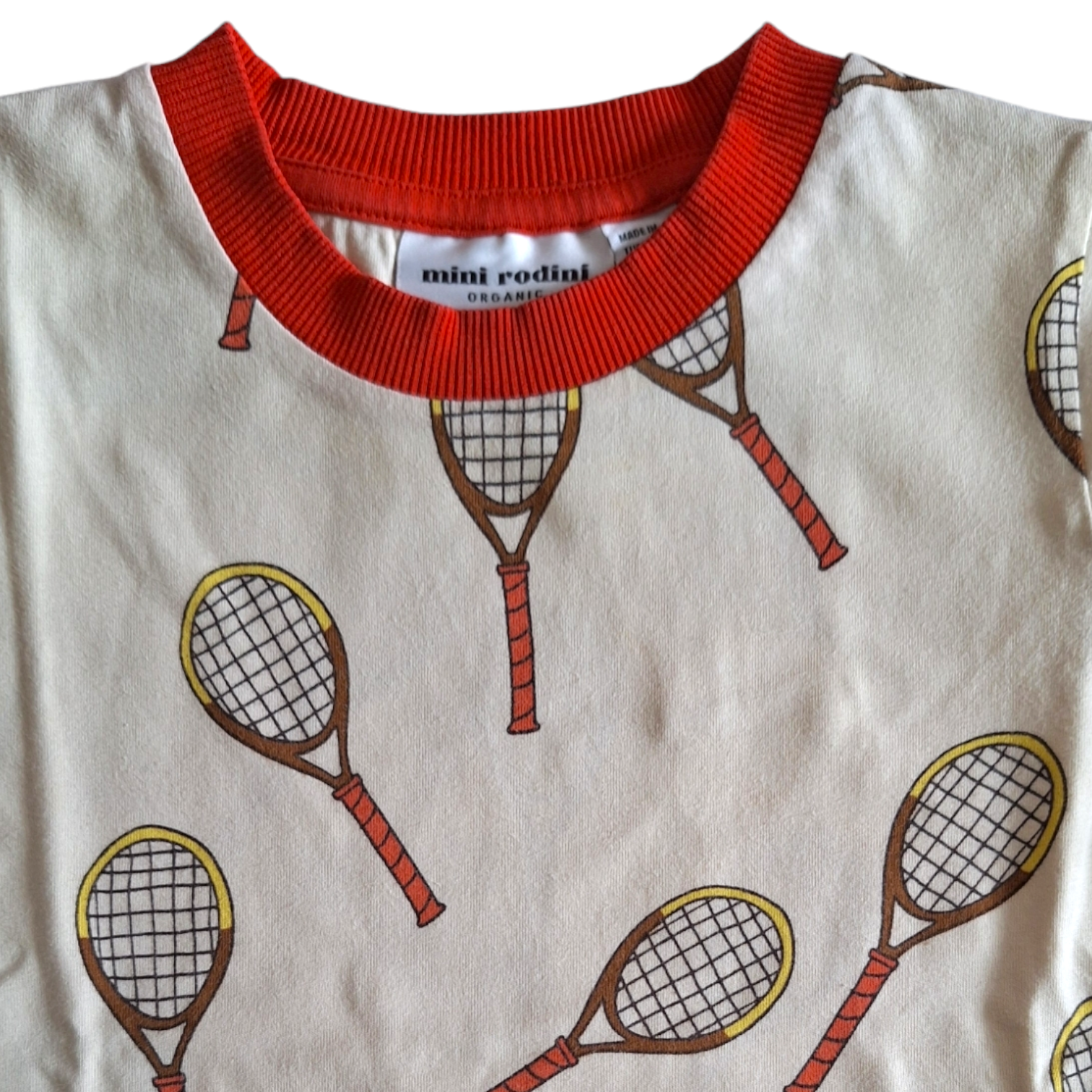 T-shirt tennisrackets - 4/5Y